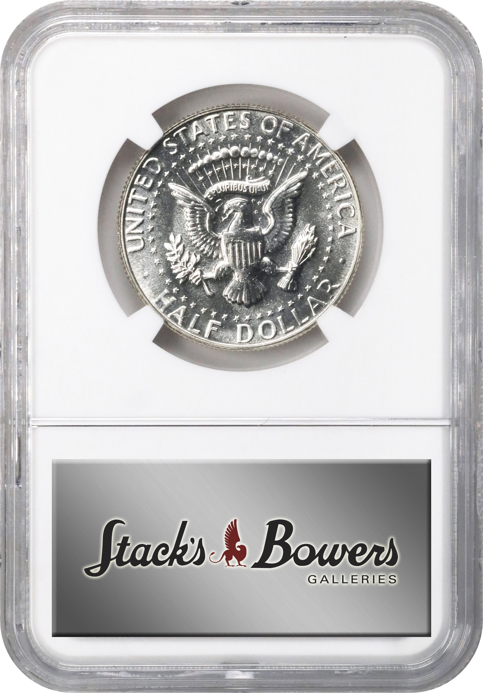 image for: 1966 Kennedy Half Dollar. SMS. FS-901. No FG. Specimen-66 (NGC).