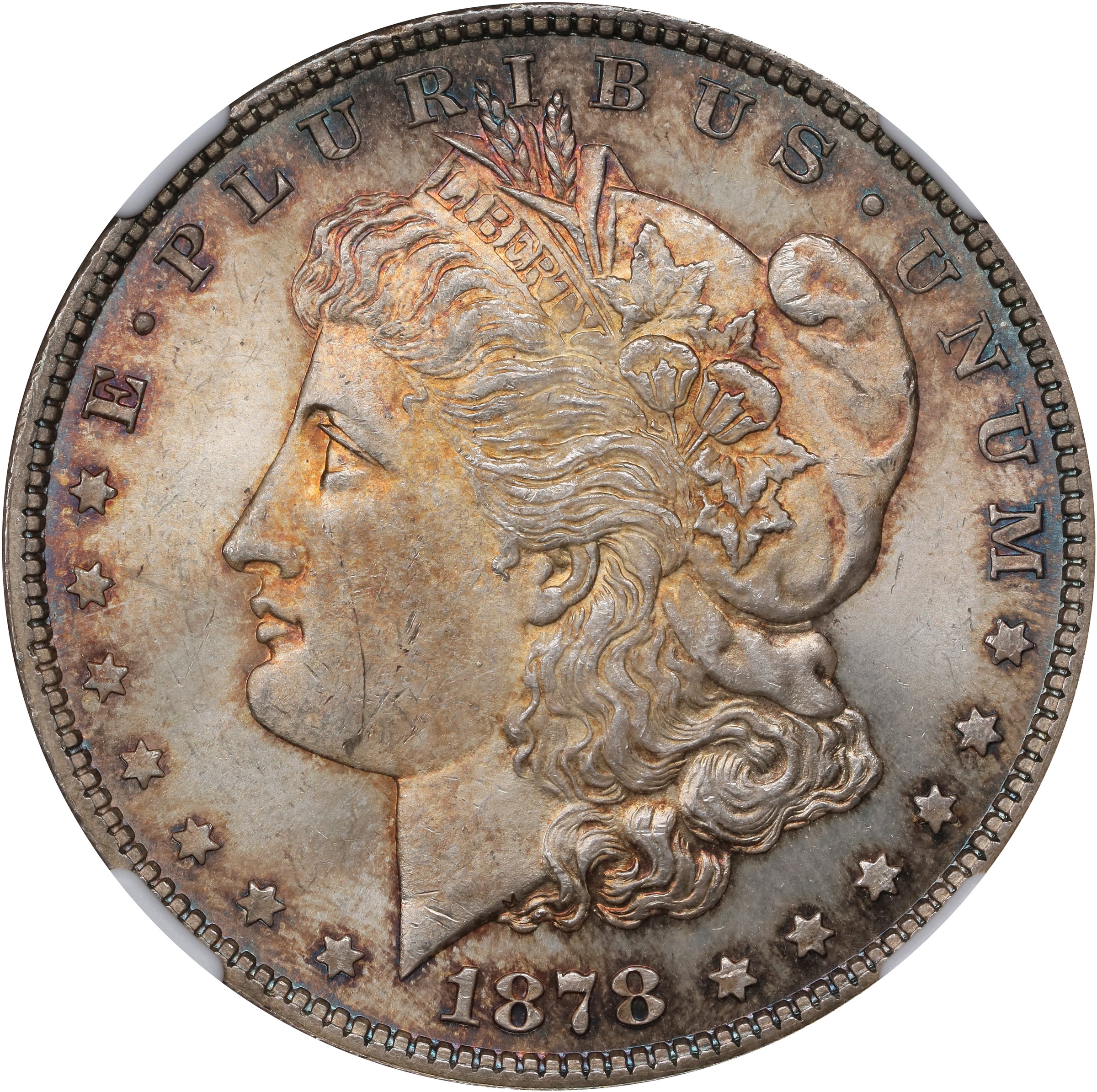 1878 7TF Morgan Dollar Reverse of 1879 Mint State (MS) Pricing