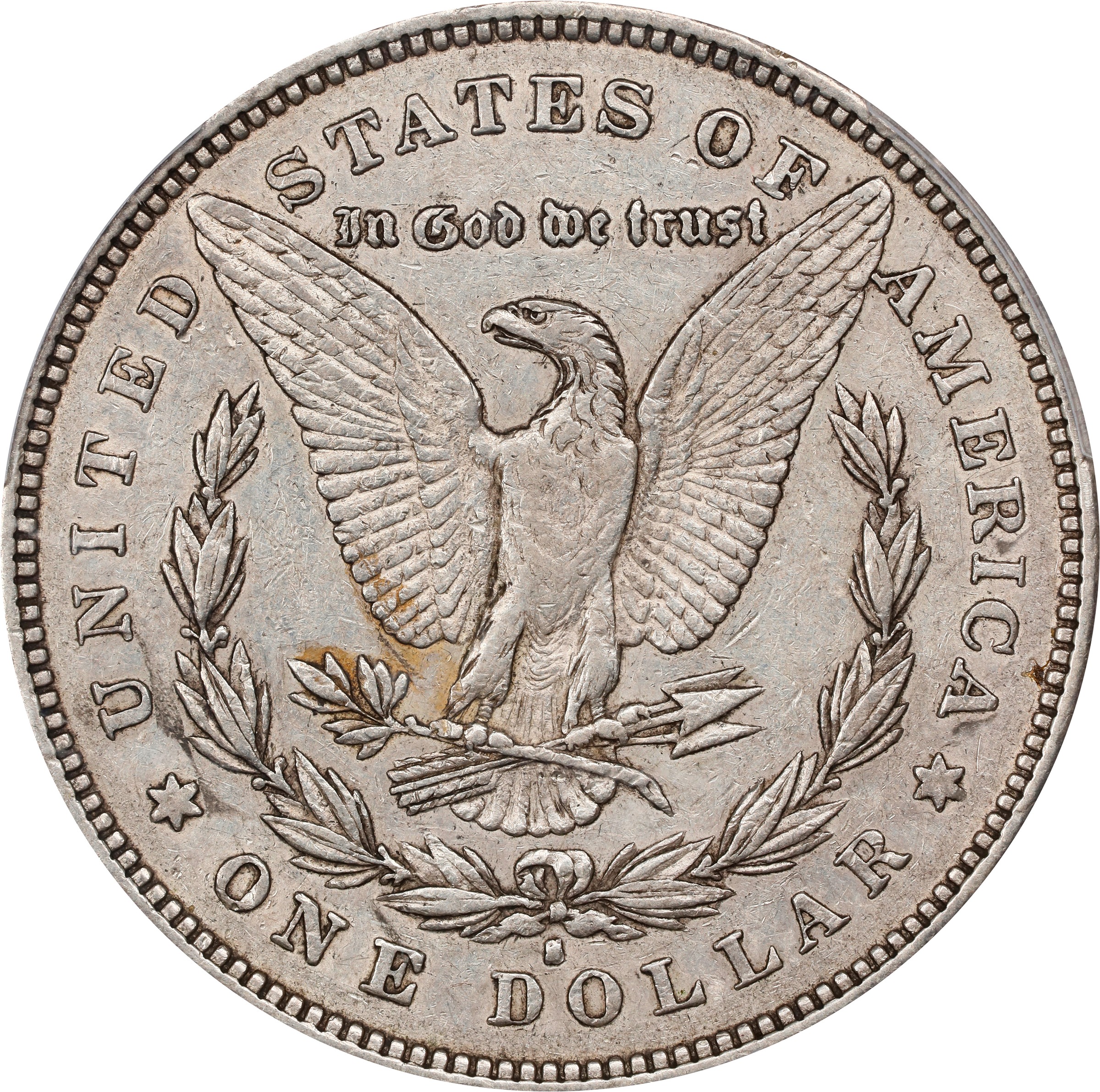 image for: 1878-S Morgan Silver Dollar. VAM-57. Top 100 Variety. Long Arrow Shaft. EF-45 (PCGS).