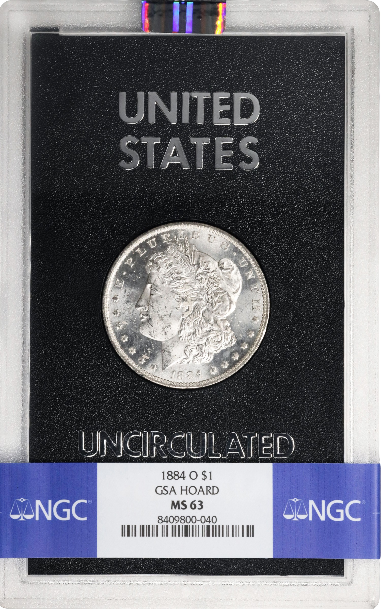 image for: 1884-O GSA Morgan Silver Dollar. MS-63 (NGC).