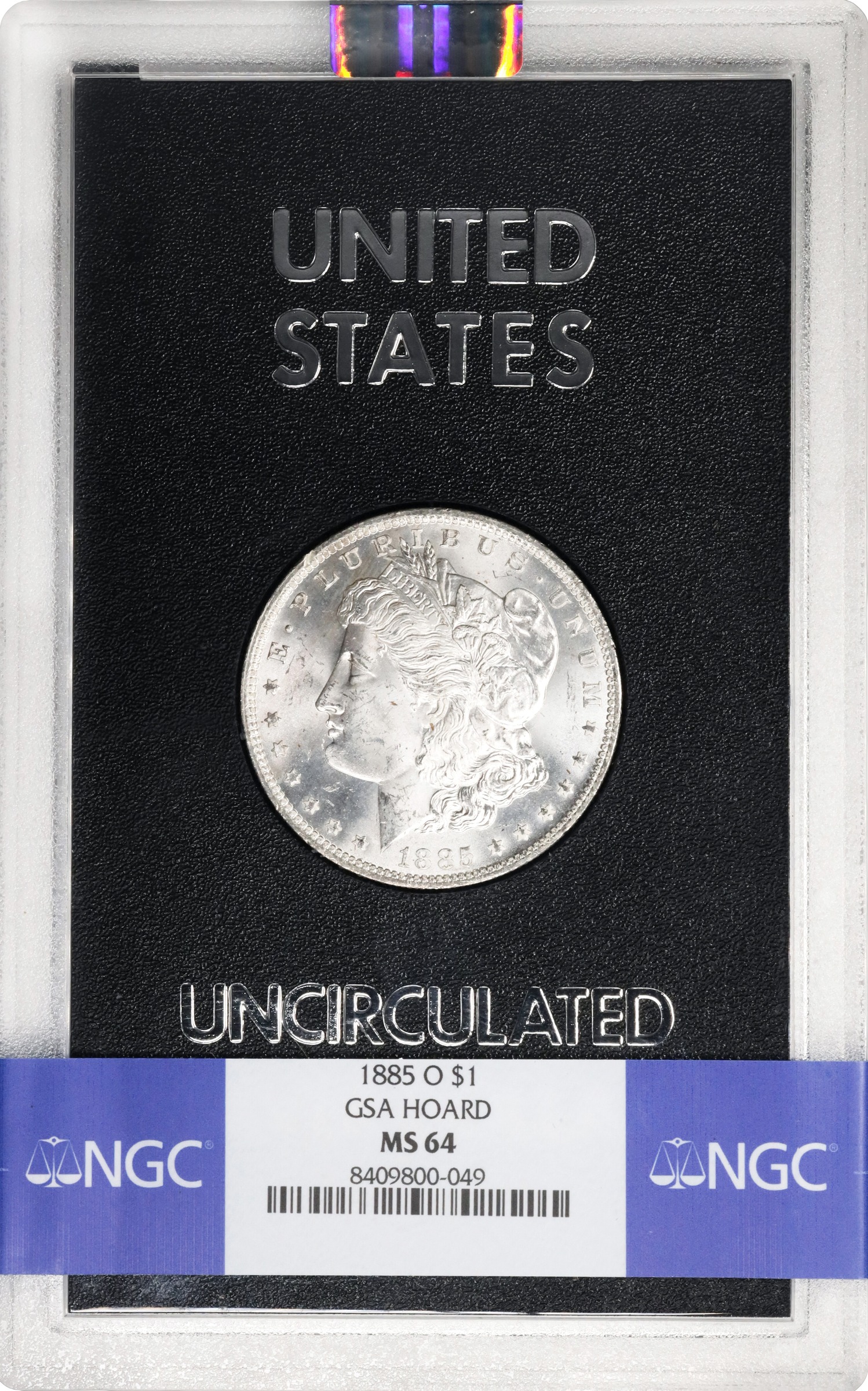 image for: 1885-O GSA Morgan Silver Dollar. MS-64 (NGC).