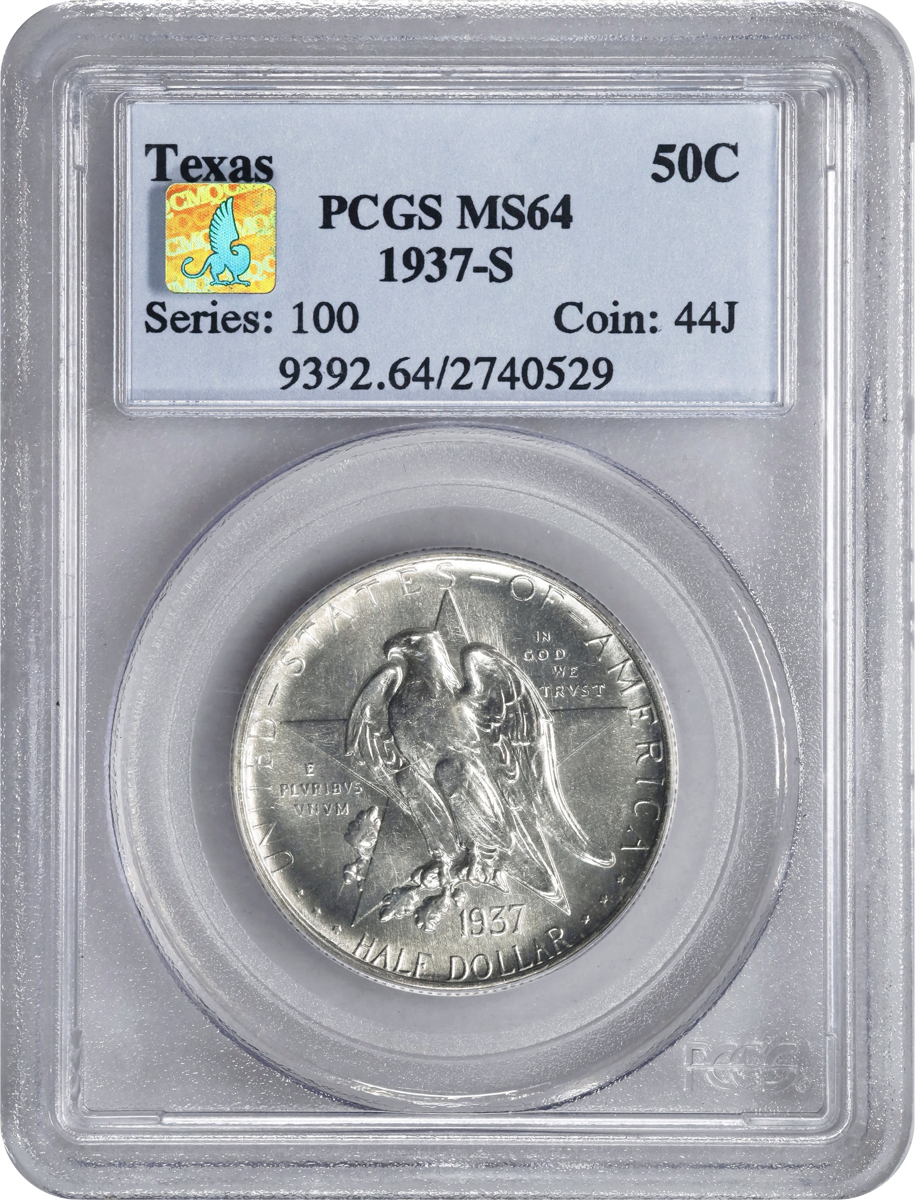 1937-S 50c Texas MS64 thumbnail 7