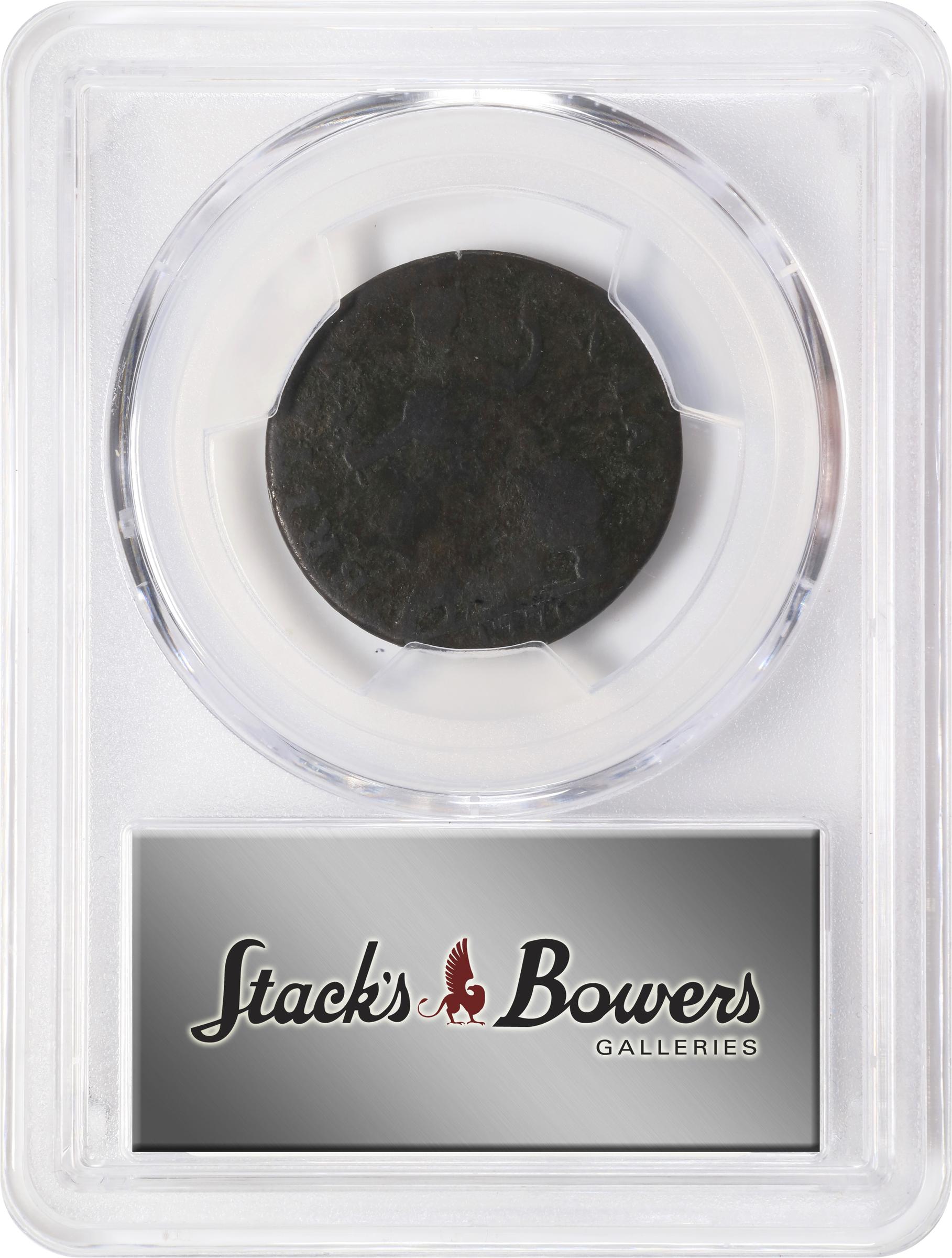 image for: 1776 Machin's Mills Halfpenny. Vlack 6-76A, W-7790. Rarity-4. GEORGIVS III, Group I, Large Date. VG-8 (PCGS).