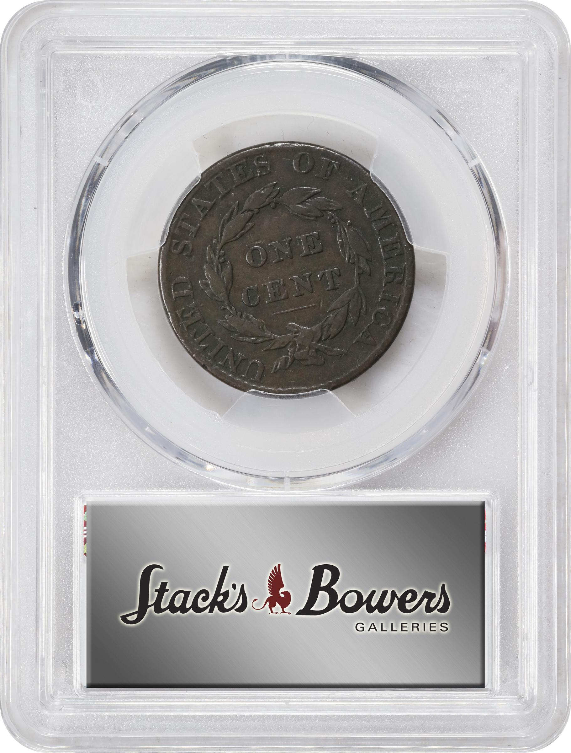 image for: 1824/2 Matron Head Cent. N-1. Rarity-1. Fine-15 (PCGS).