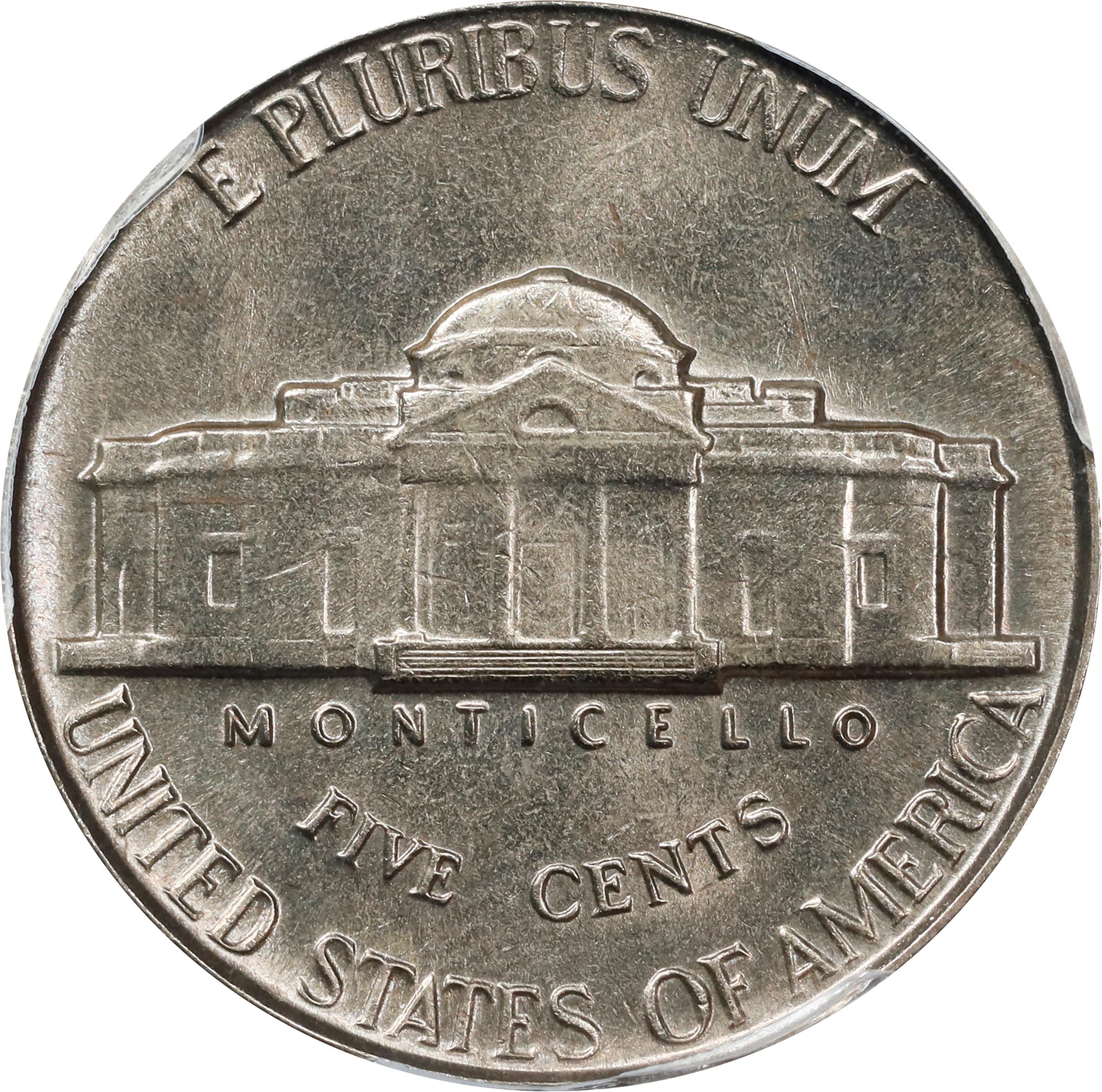 image for: 1948 Jefferson Nickel. MS-66 FS (PCGS).