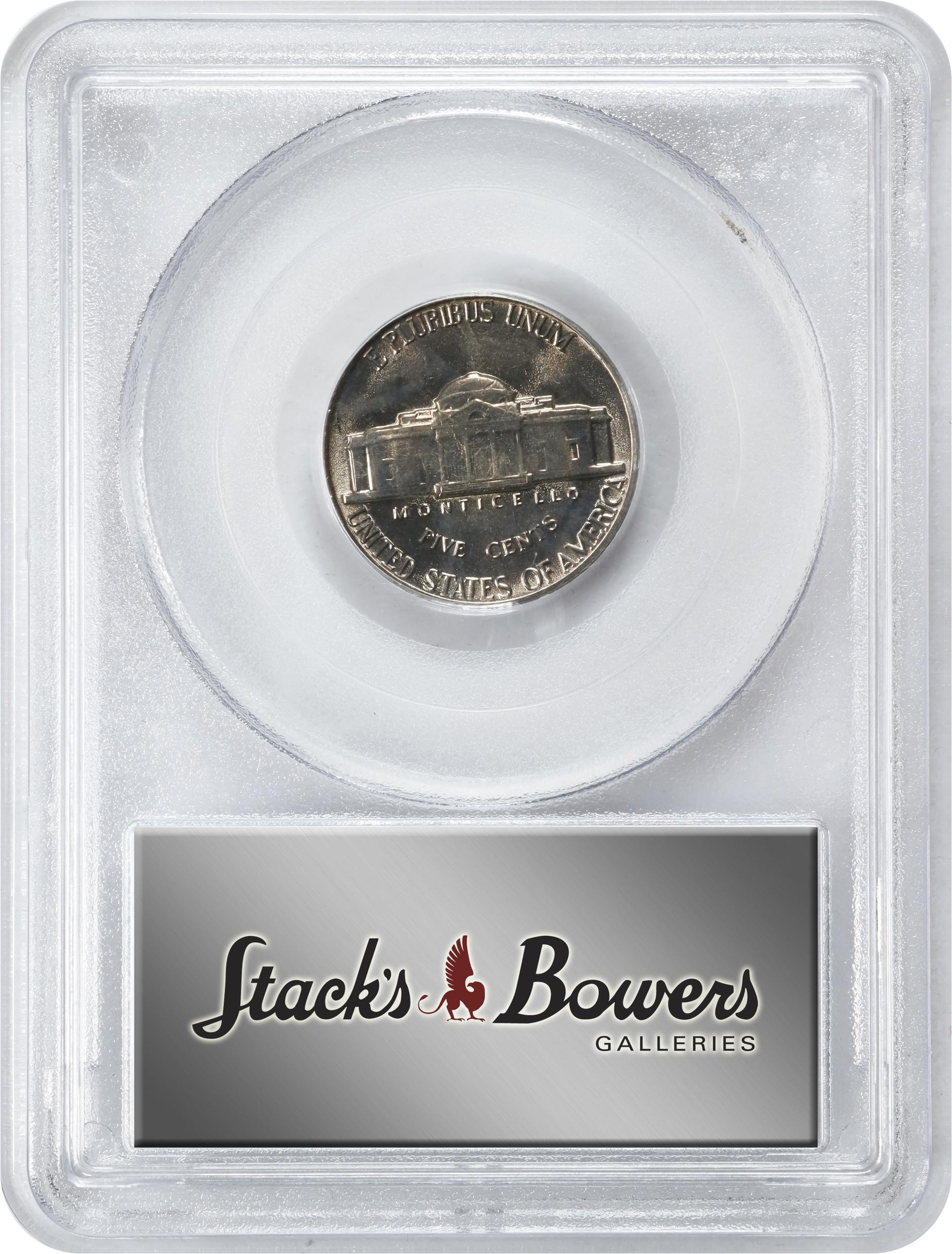 image for: 1954 Jefferson Nickel. MS-65 FS (PCGS).