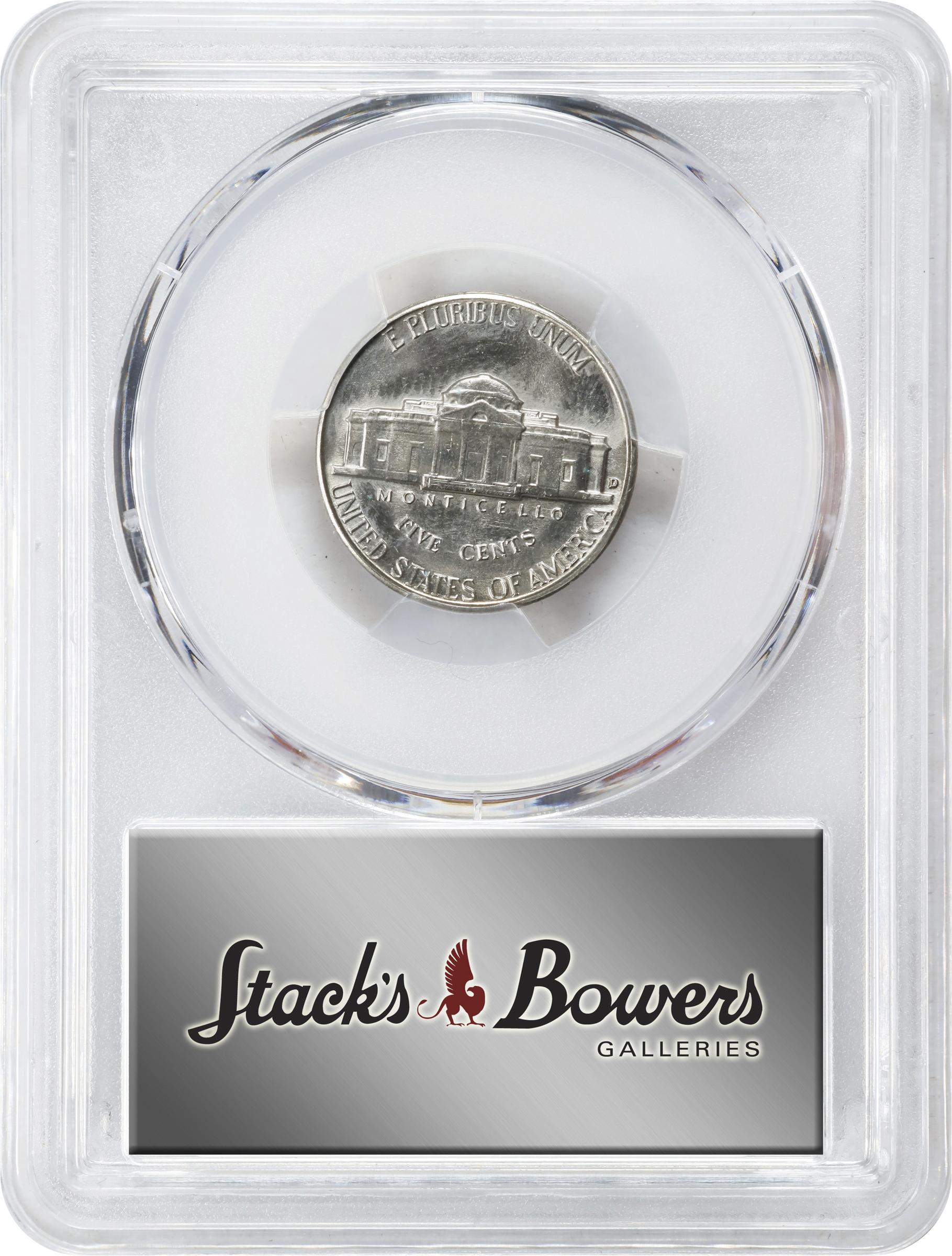 image for: 1957-D Jefferson Nickel. MS-66 FS (PCGS).