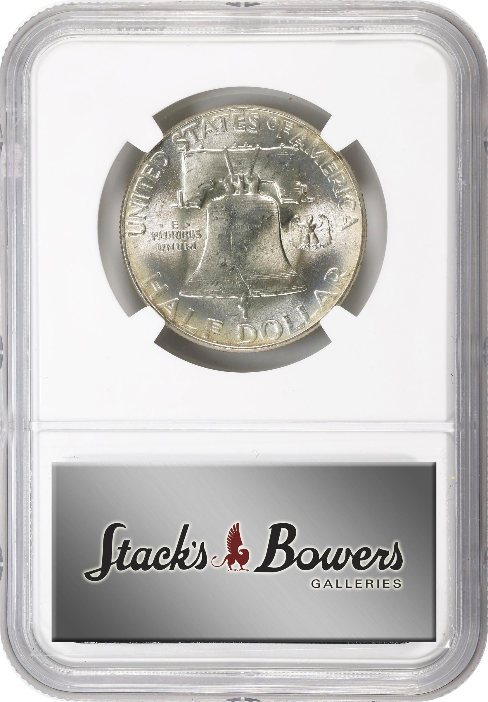 image for: 1948 Franklin Half Dollar. FS-801. Doubled Die Reverse. MS-66+ FBL (NGC). CAC.