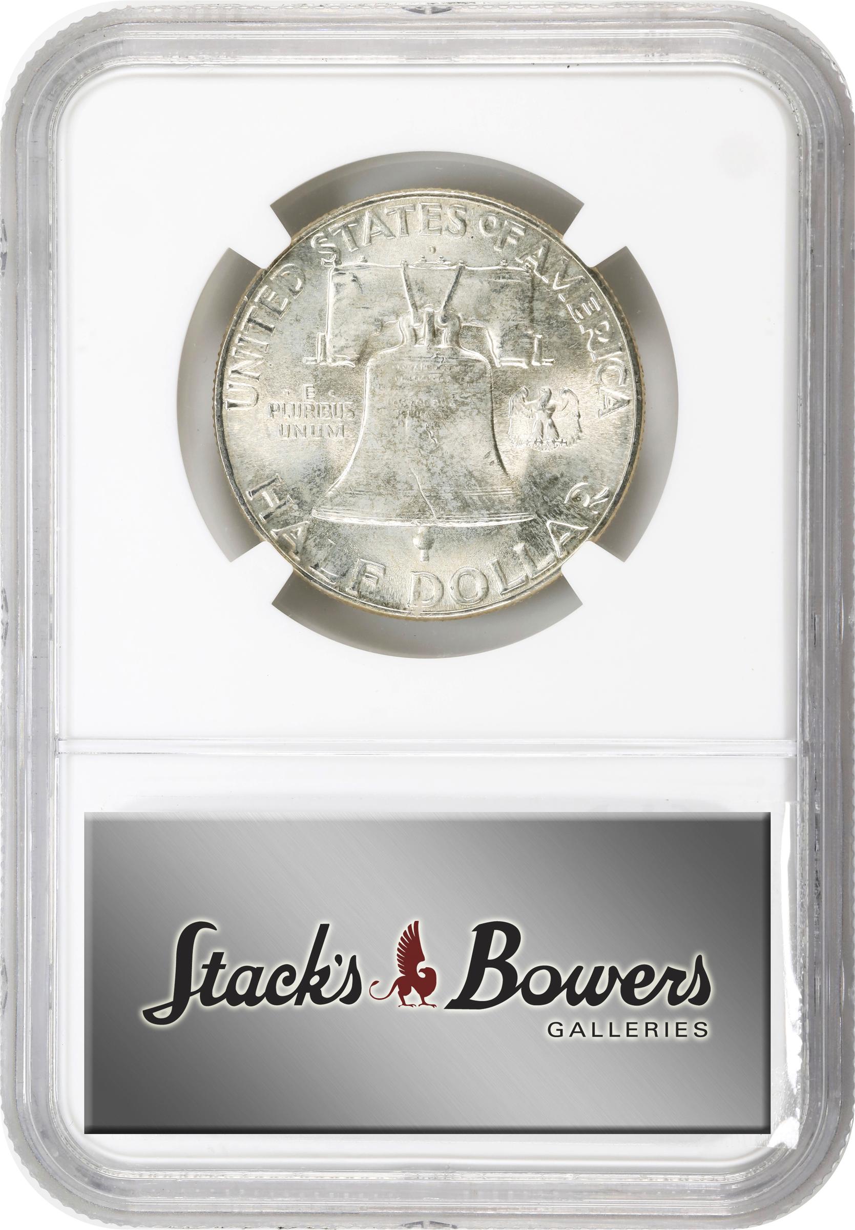 image for: 1948-D Franklin Half Dollar. FS-801. Doubled Die Reverse. MS-65 FBL (NGC).