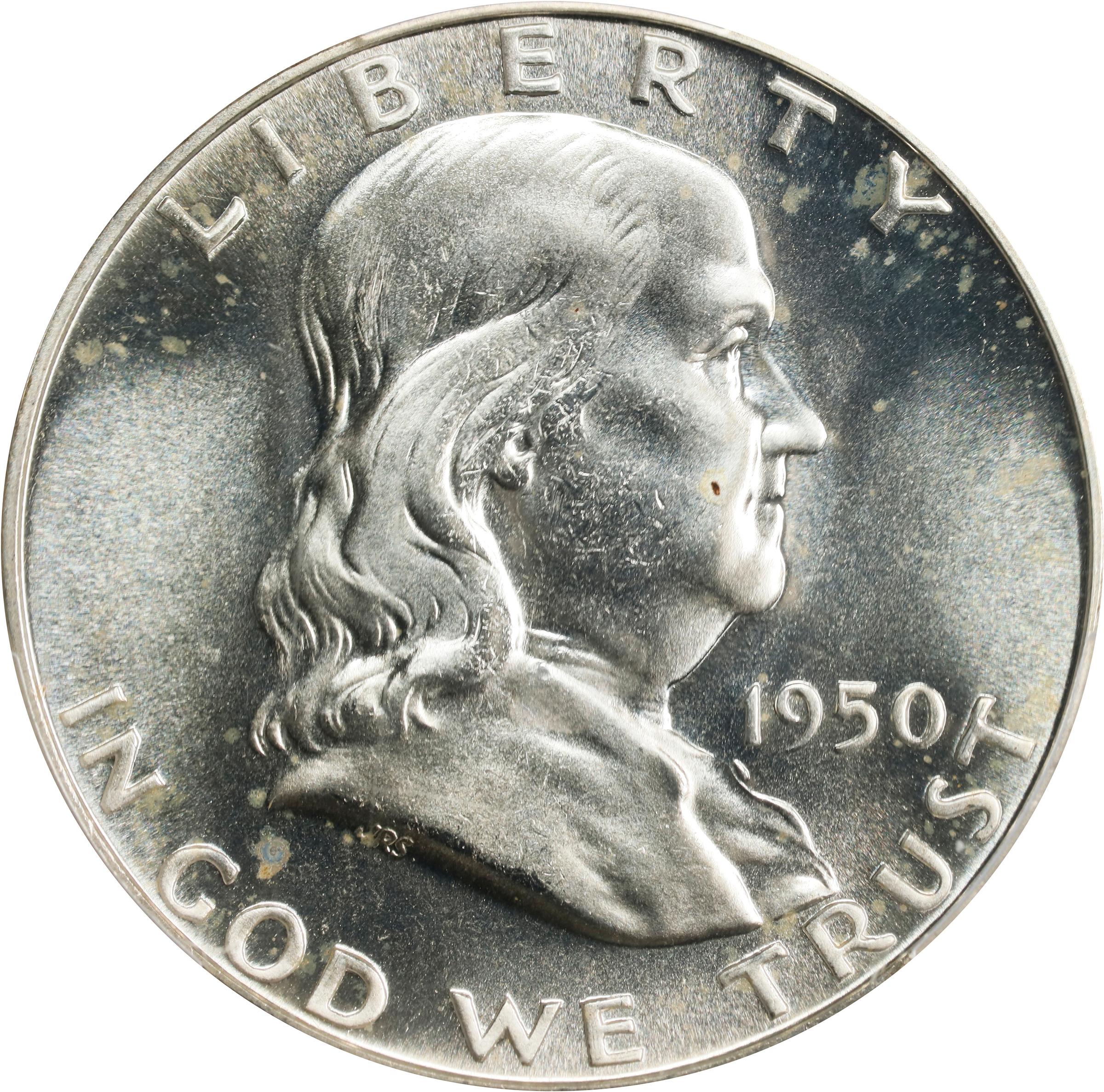 image for: 1950 Franklin Half Dollar. FS-101. Quadrupled Die Obverse. Proof-65 (PCGS). CAC.