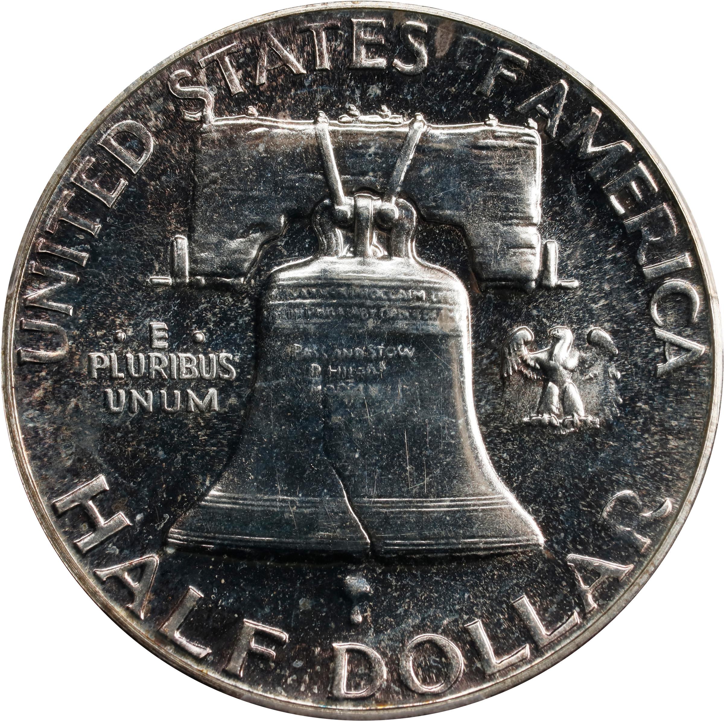 image for: 1951 Franklin Half Dollar. FS-801. Doubled Die Reverse. Proof-65 (PCGS).