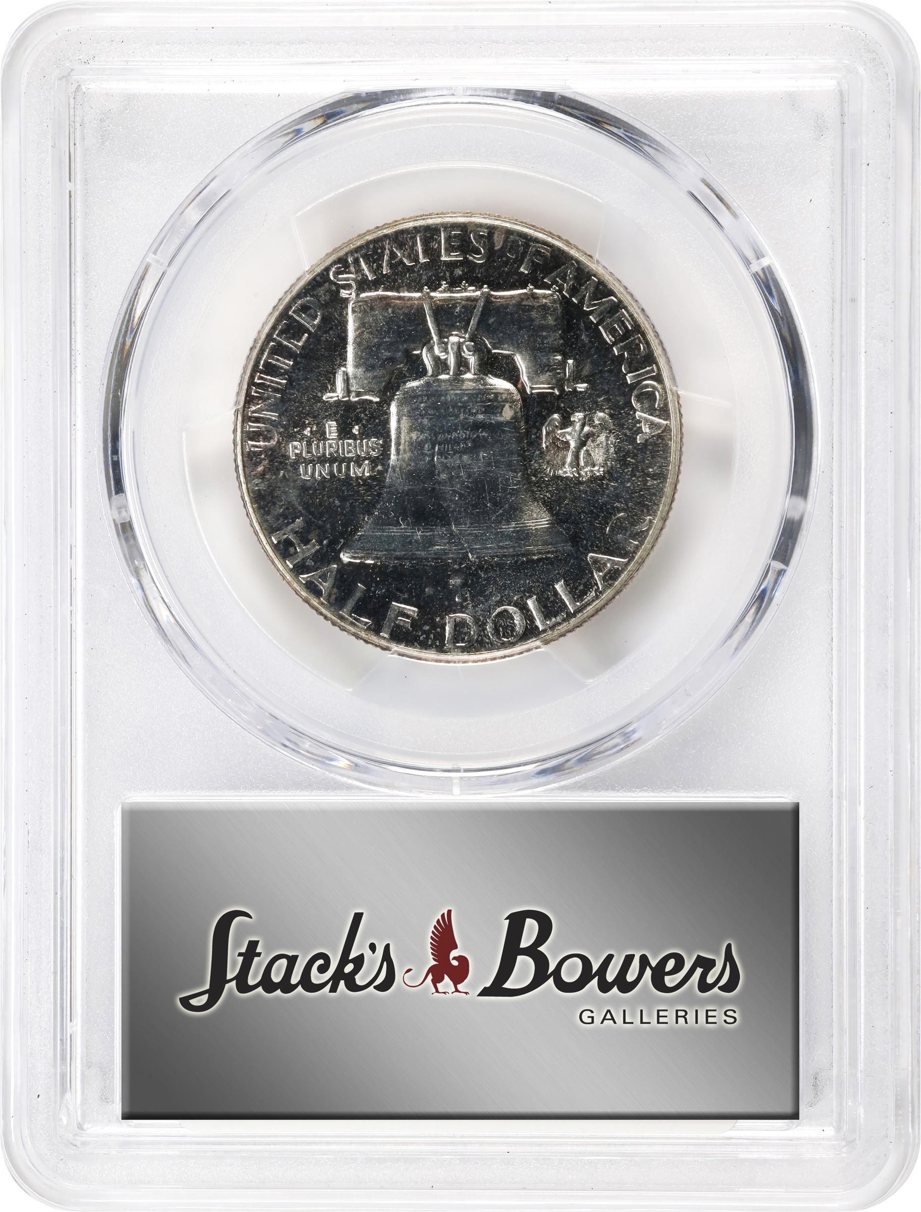 image for: 1951 Franklin Half Dollar. FS-801. Doubled Die Reverse. Proof-65 (PCGS).