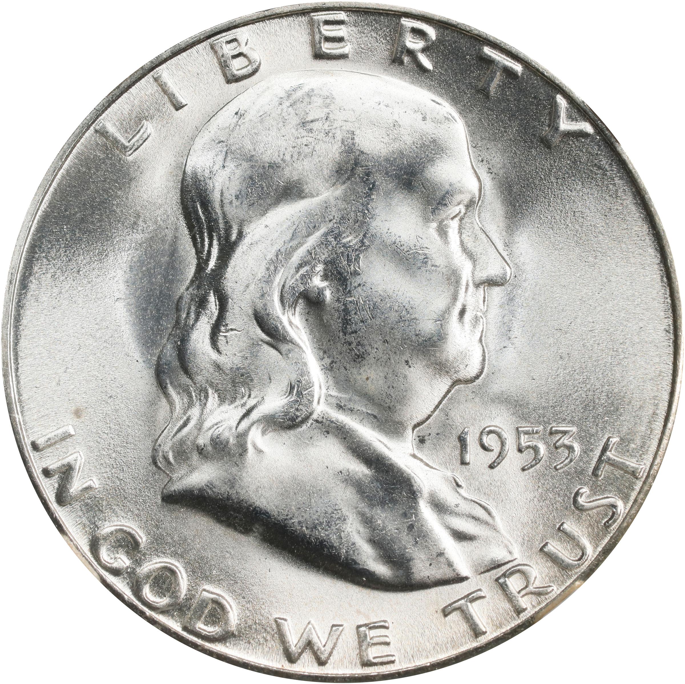 image for: 1953-S/S Franklin Half Dollar. FS-501. MS-65 (NGC). CAC.