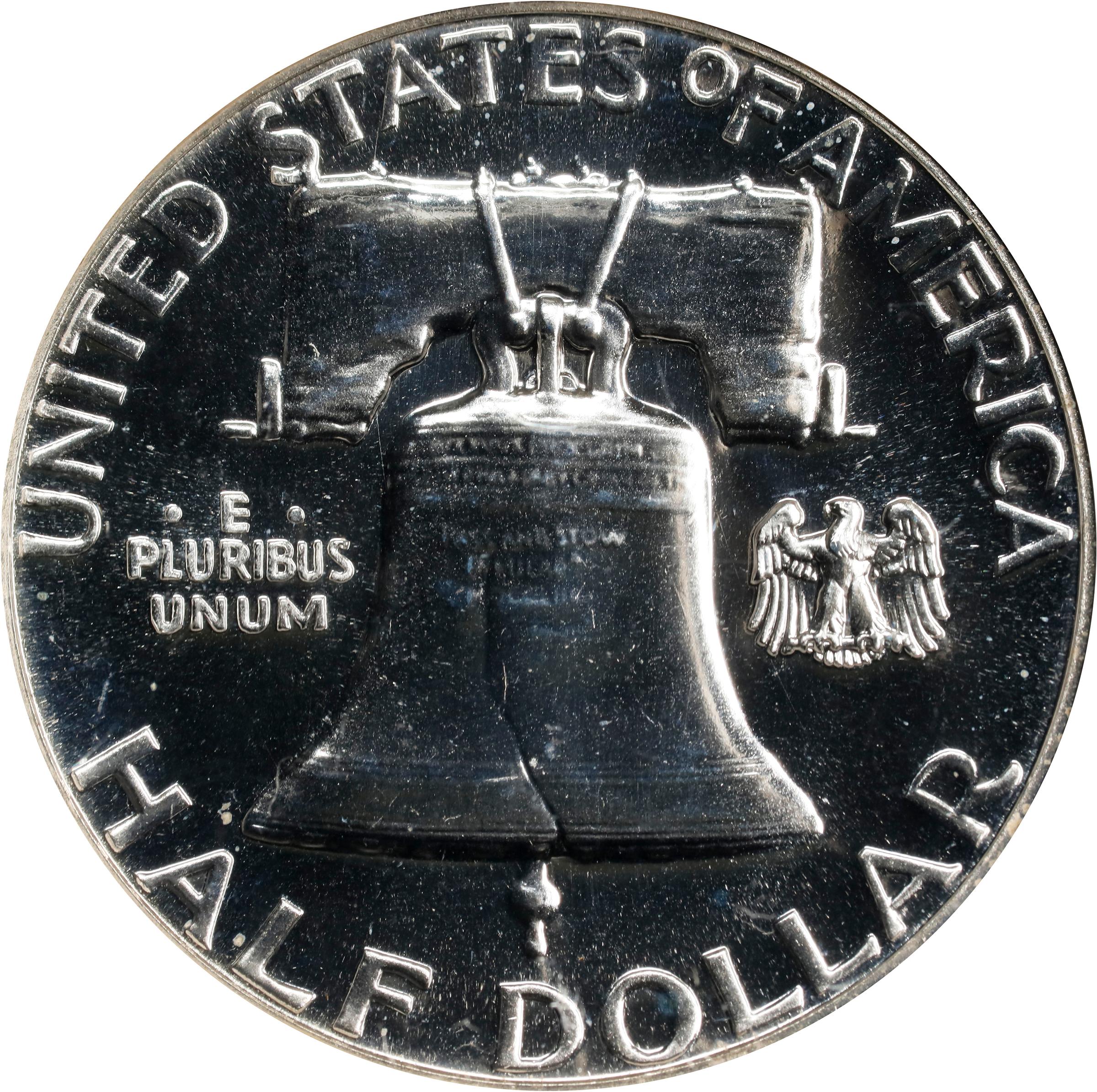 image for: 1960 Franklin Half Dollar. Doubled Die Obverse. Proof-66 (NGC).