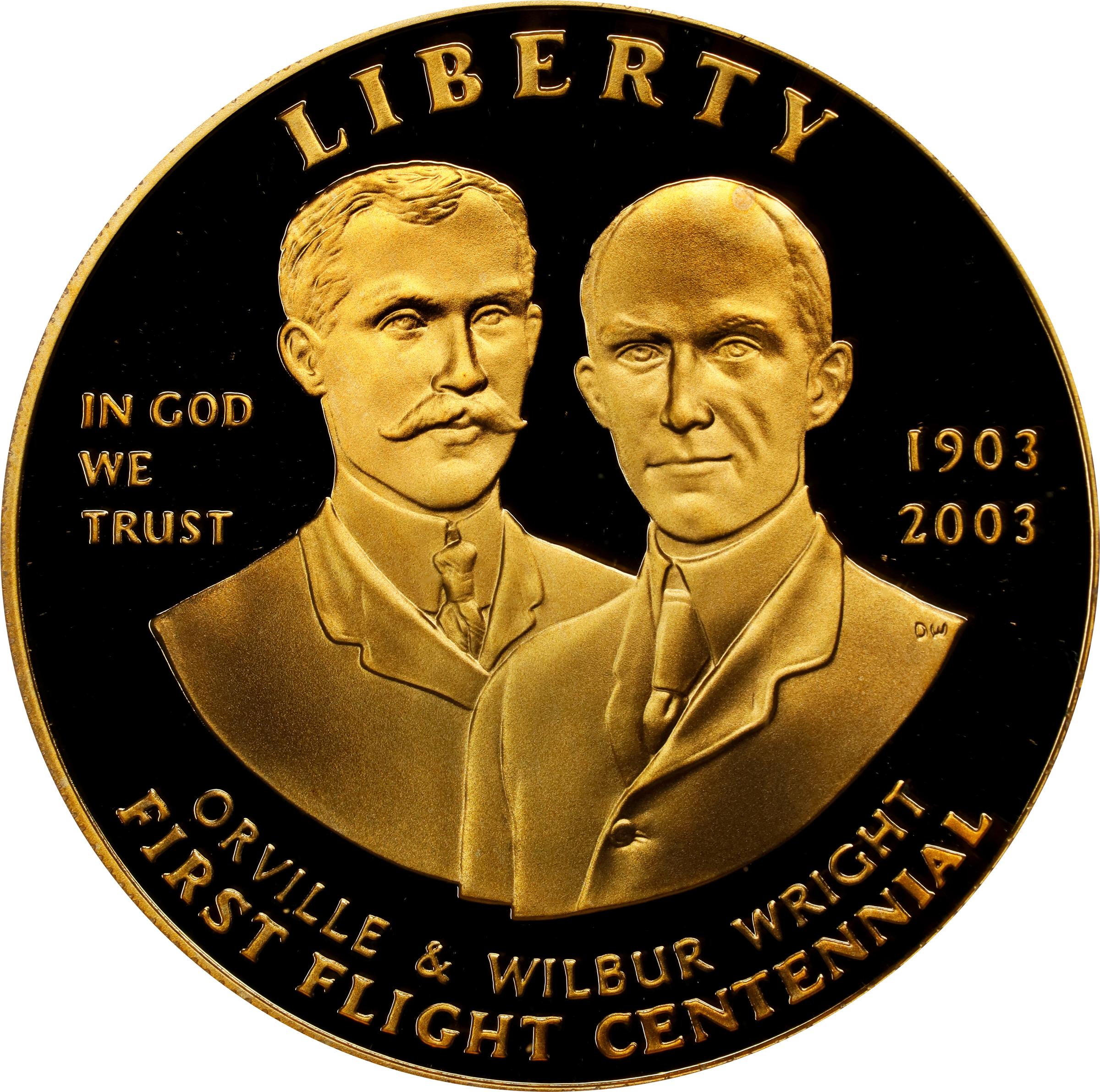 image for: 2003-W First Flight Centennial Gold $10. Proof-70 Deep Cameo (PCGS).