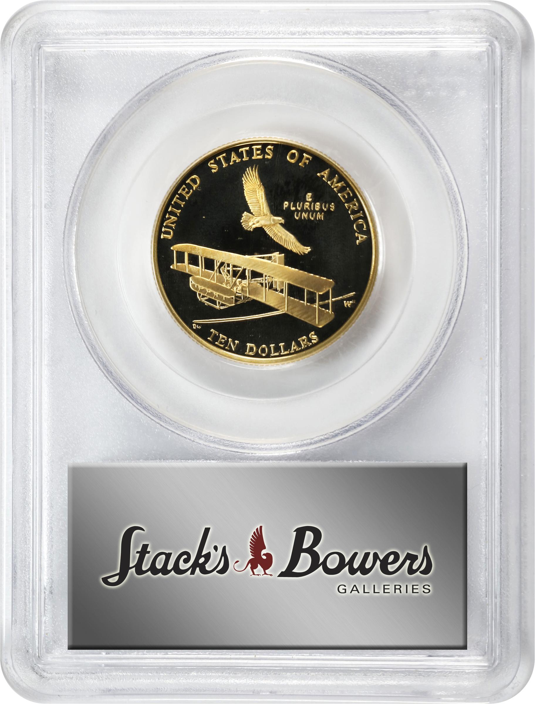 image for: 2003-W First Flight Centennial Gold $10. Proof-70 Deep Cameo (PCGS).