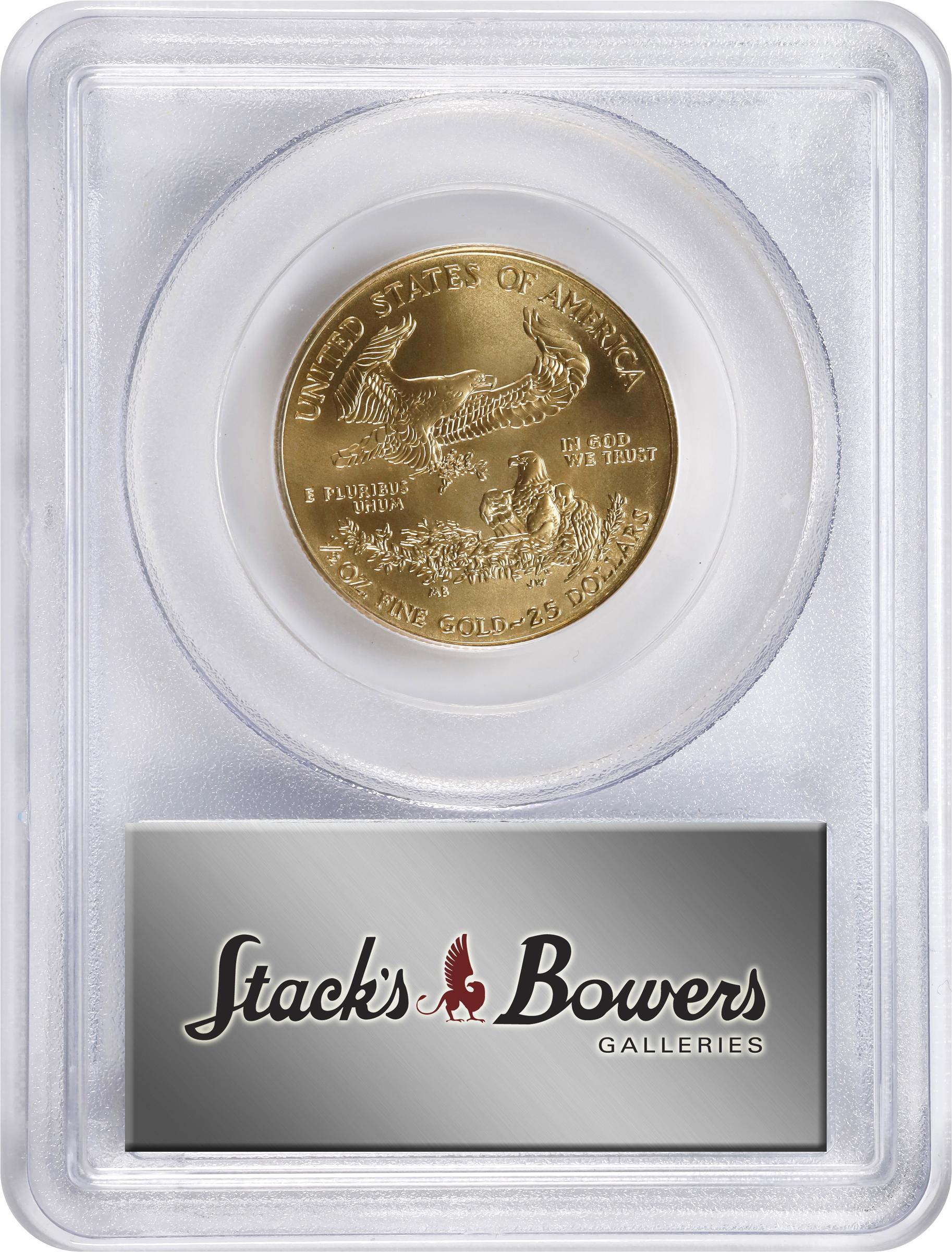 image for: 2009 Half-Ounce Gold Eagle. First Strike. MS-70 (PCGS).