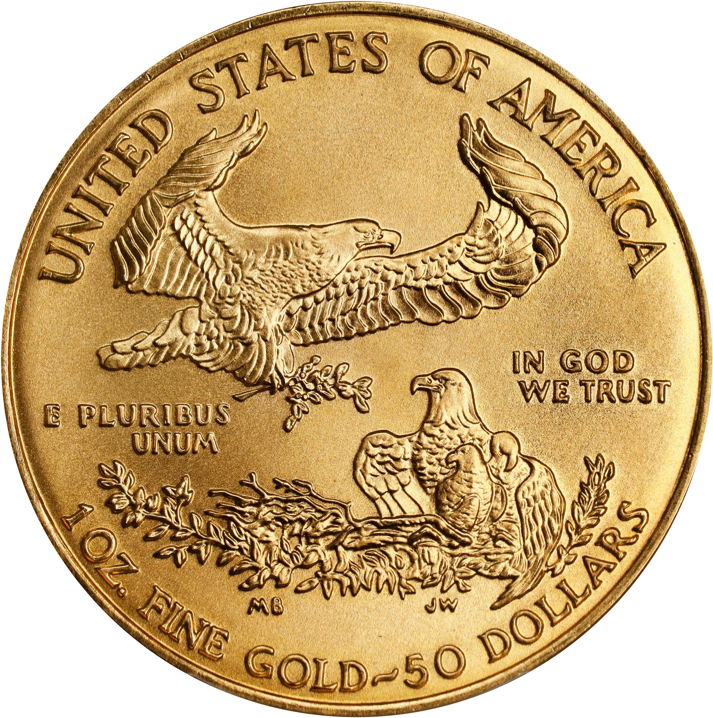 image for: 2005 One-Ounce Gold Eagle. MS-69 (PCGS).