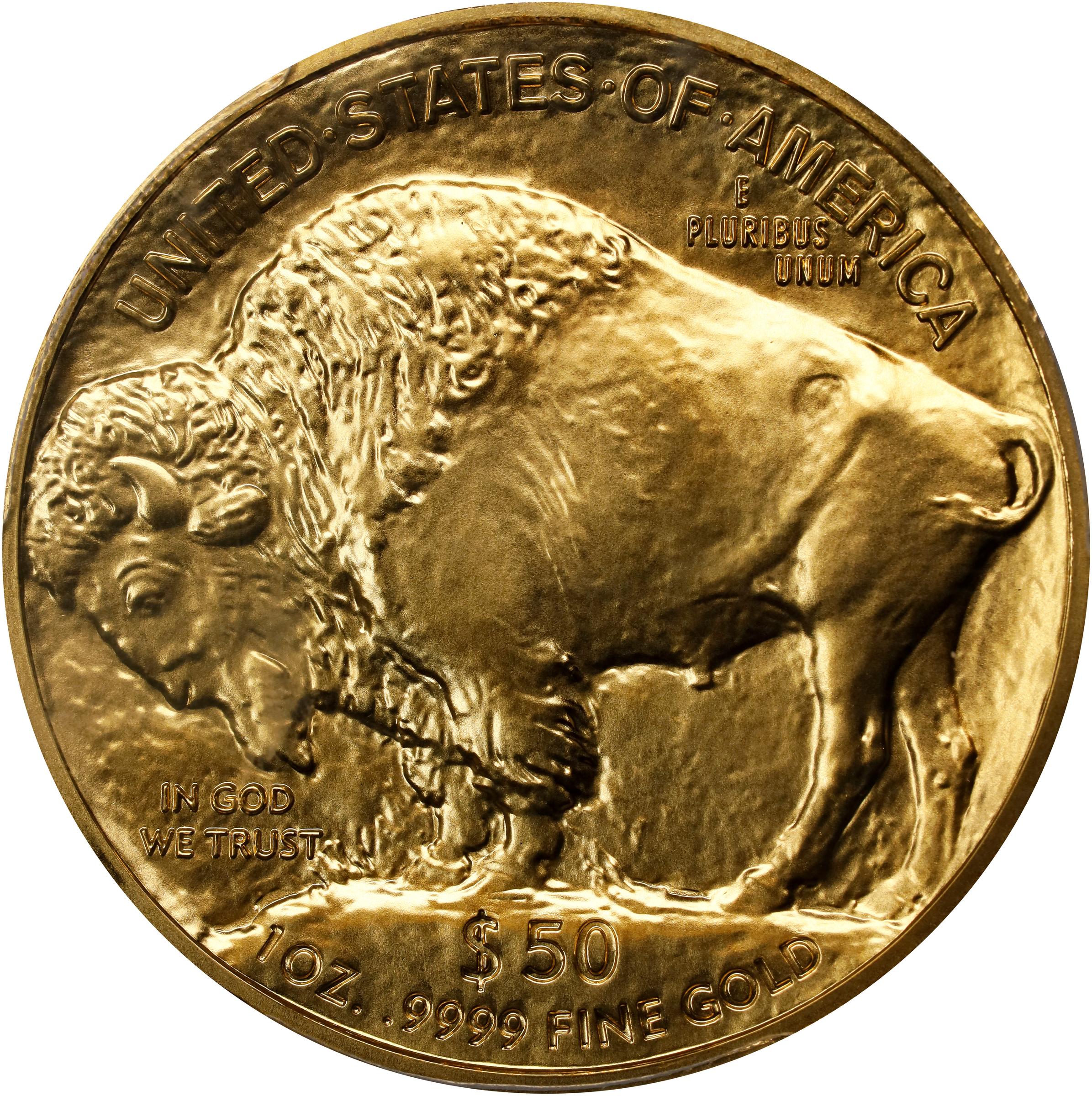 image for: 2009 One-Ounce Gold Buffalo. First Strike. MS-70 (PCGS).