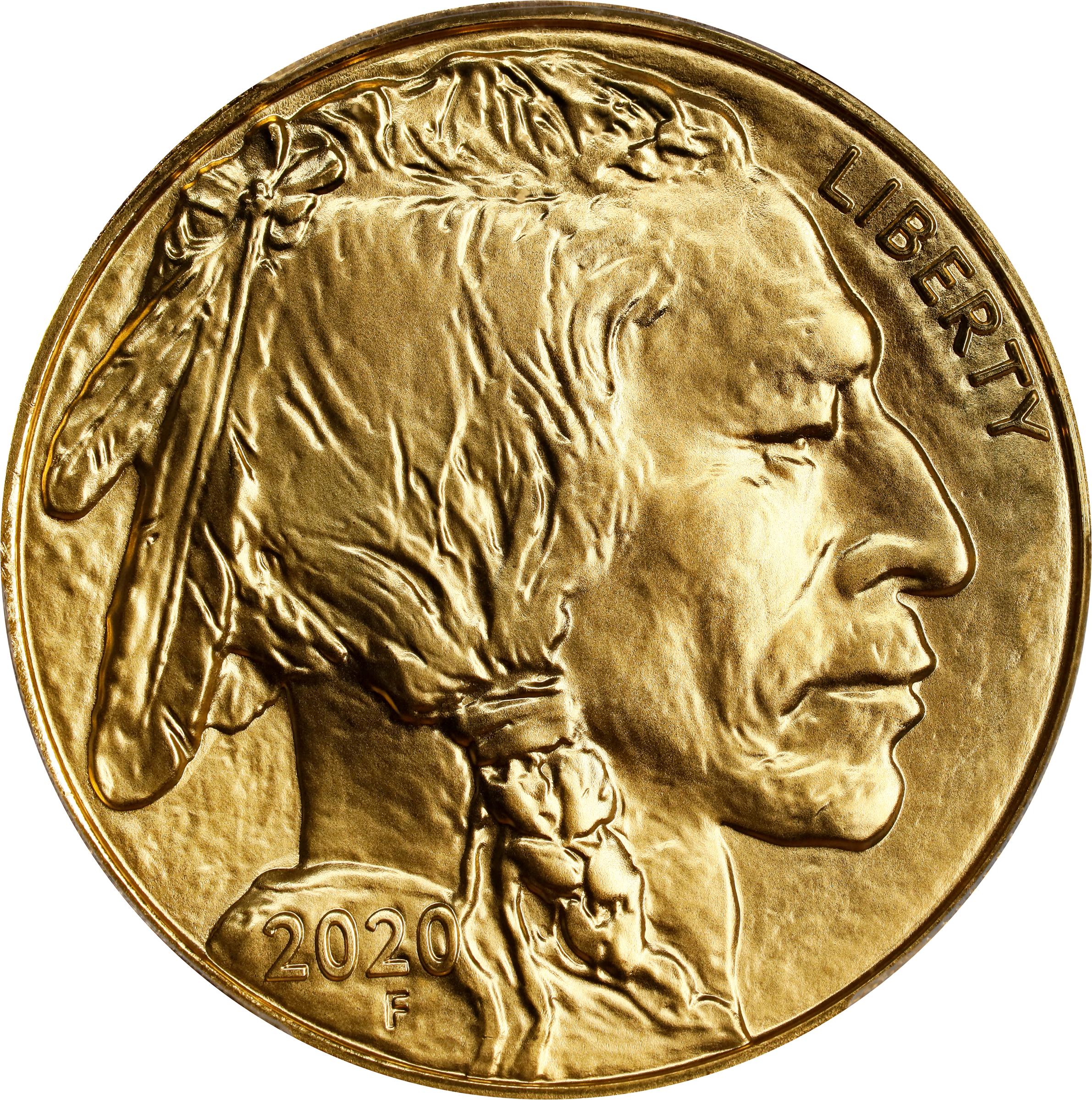 image for: 2020 One-Ounce Gold Buffalo. First Strike. MS-70 (PCGS).