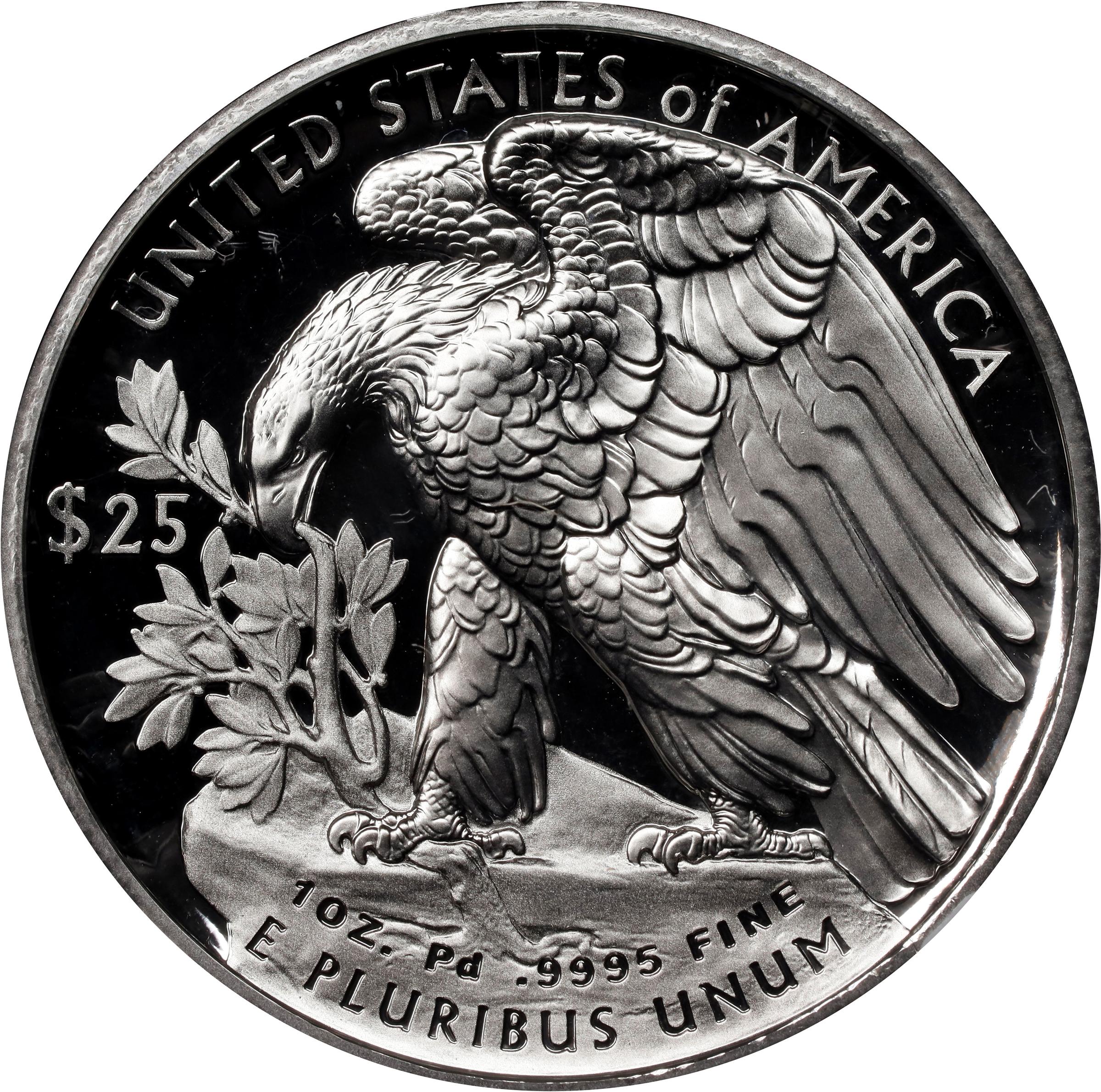 image for: 2018-W Palladium Eagle. Early Releases. Proof-69 Ultra Cameo (NGC).
