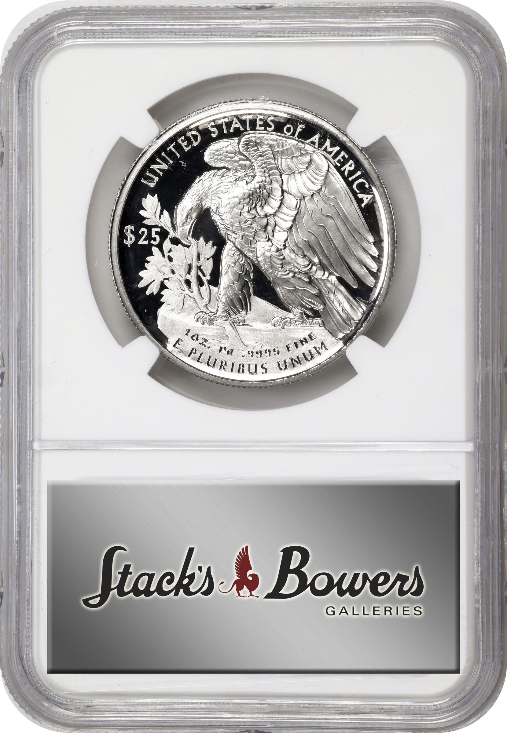 image for: 2018-W Palladium Eagle. Early Releases. Proof-69 Ultra Cameo (NGC).