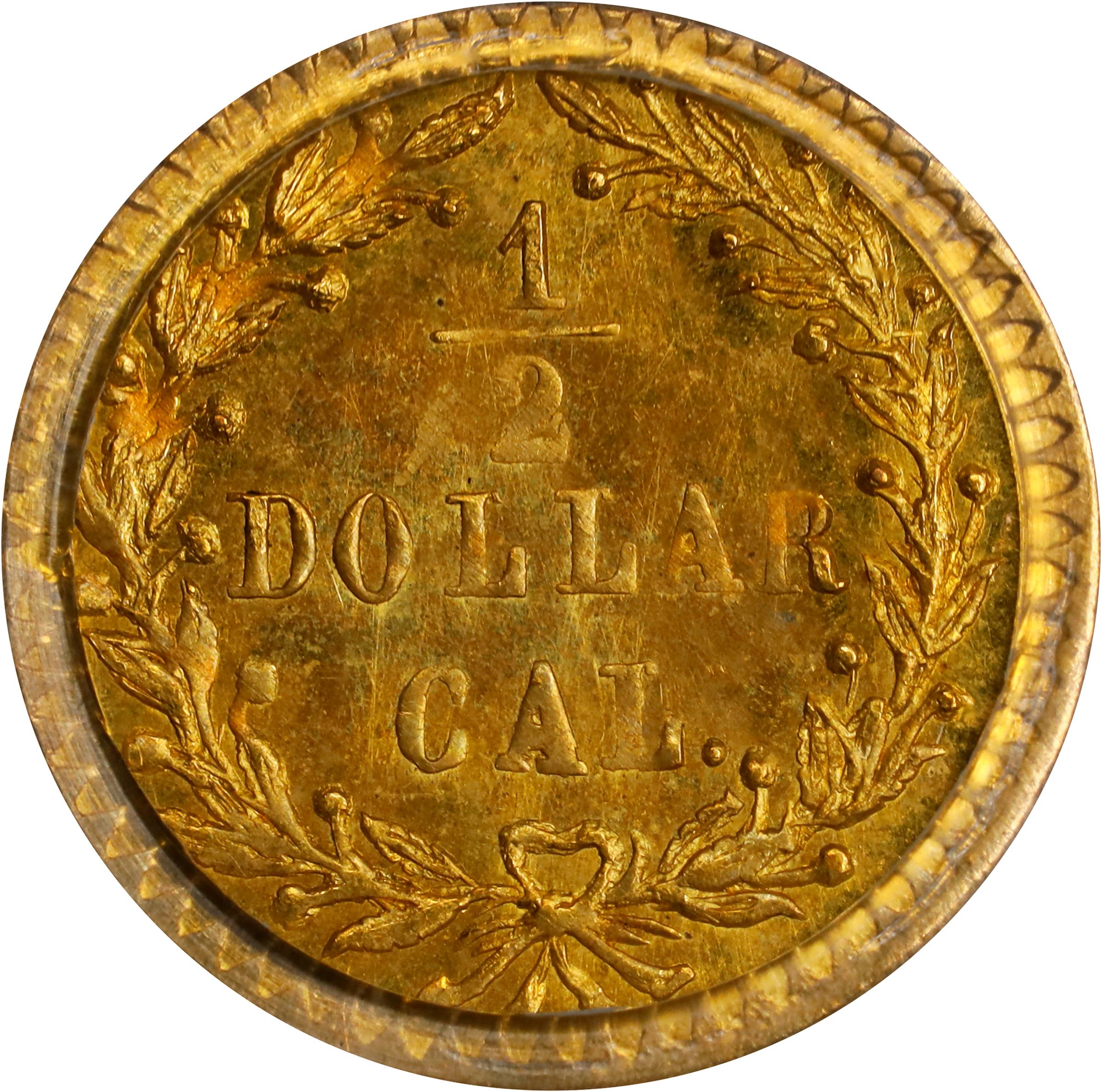 image for: 1875 Round 50 Cents. BG-1057. Rarity-5+. Indian Head. MS-65 (PCGS). OGH.