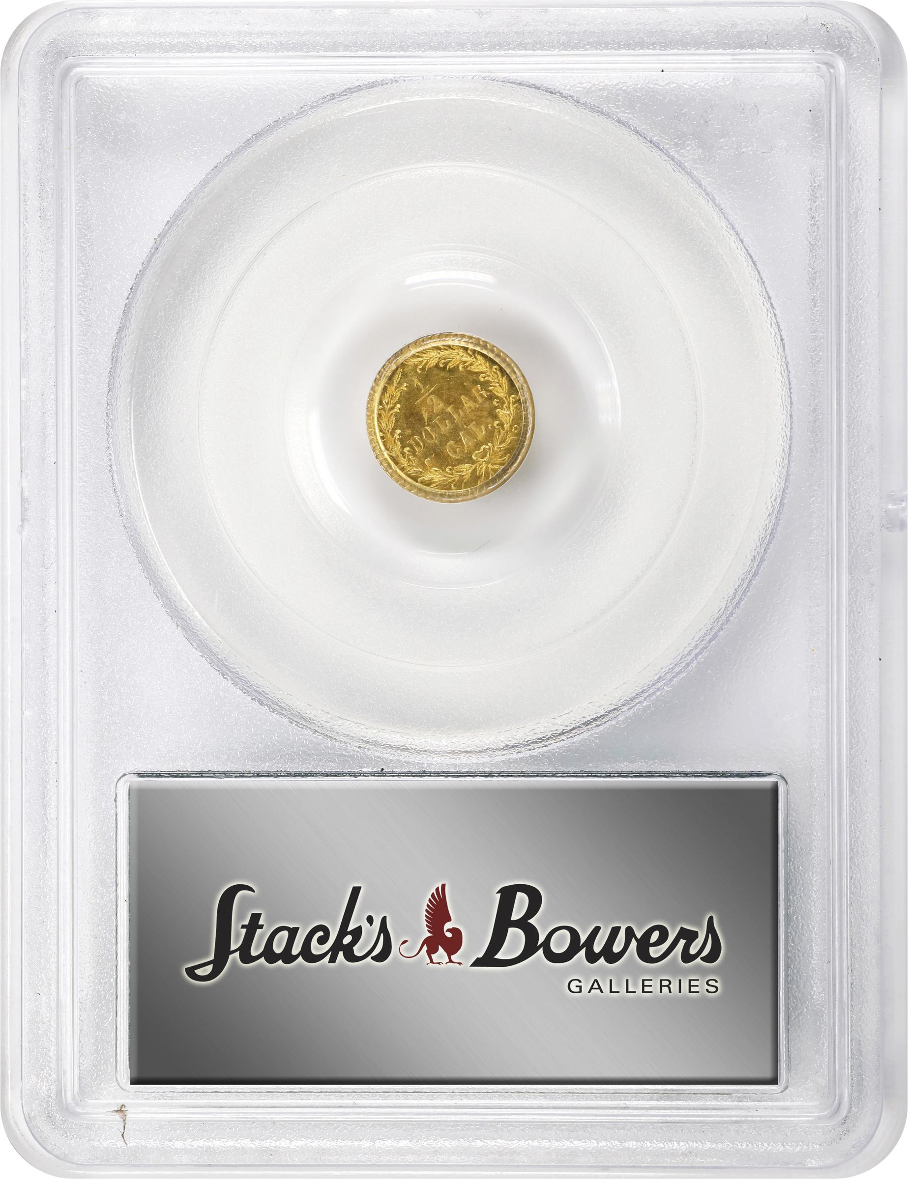 image for: 1875 Round 50 Cents. BG-1057. Rarity-5+. Indian Head. MS-65 (PCGS). OGH.