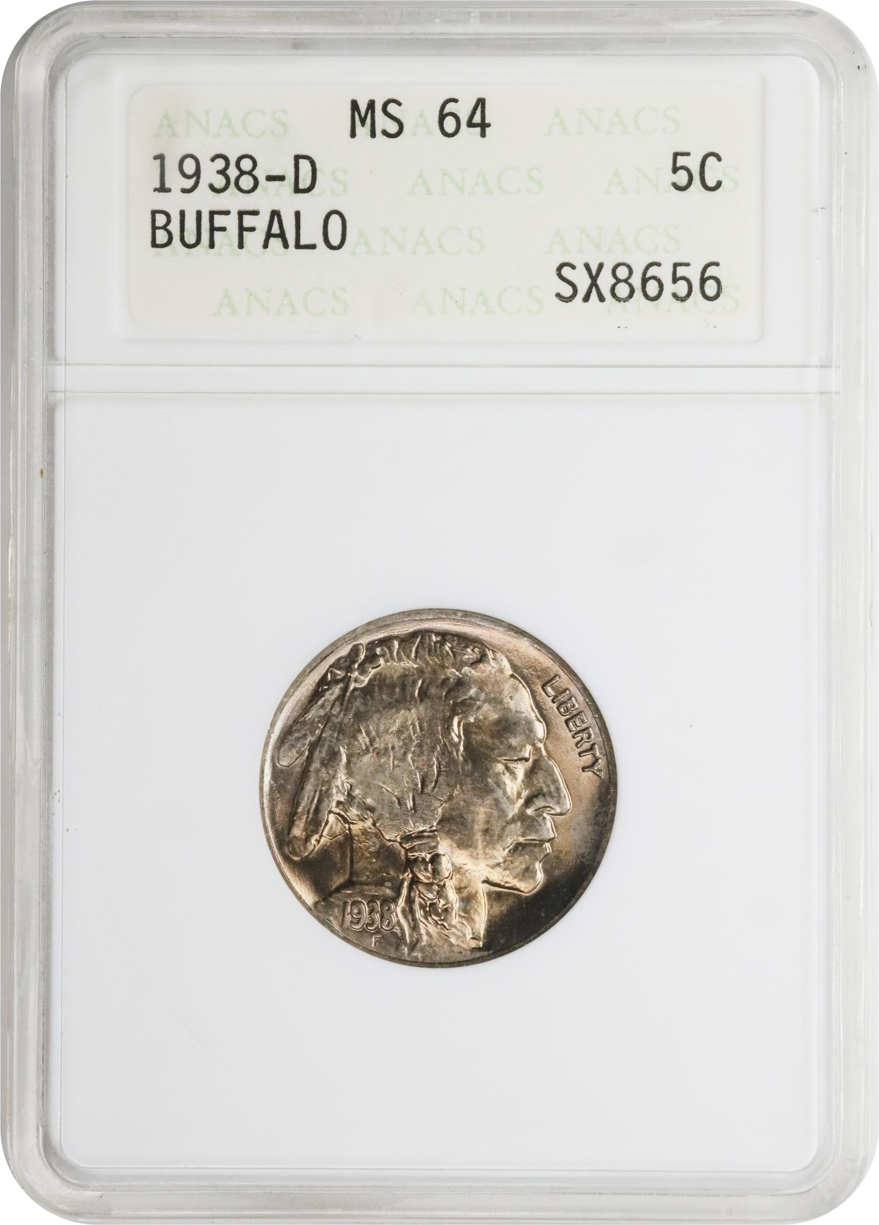 1938-D 5c Buffalo VF35 thumbnail 26