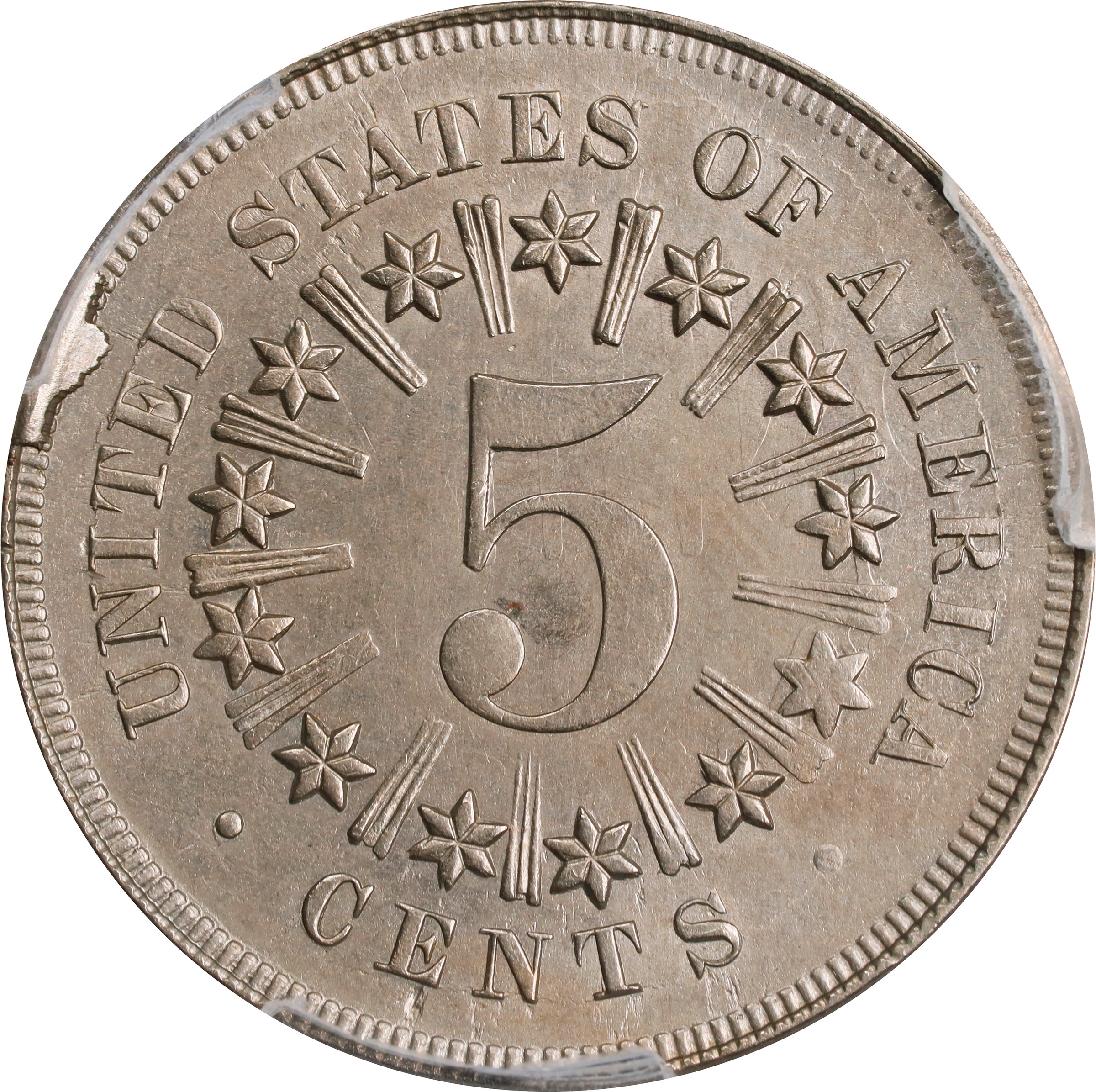 1867 Shield Nickel Rays Mint State (MS) Pricing Guide | The Greysheet