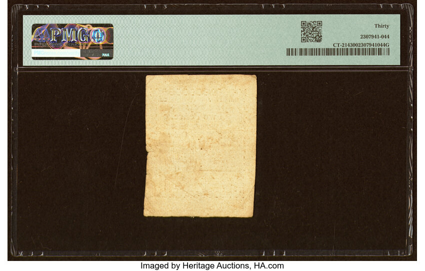 image for: Connecticut October 11, 1777 2d PMG Very Fine 30....