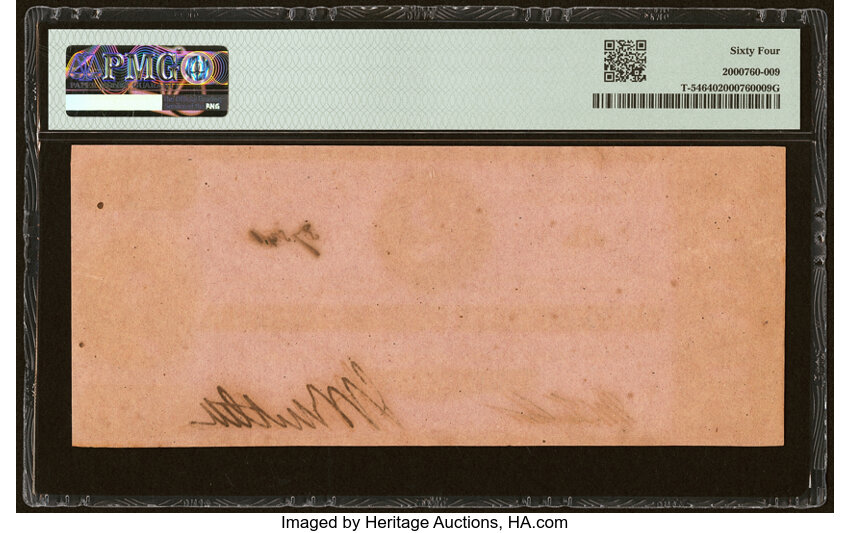 image for: T54 $2 1862 PF-11 Cr. 392 PMG Choice Uncirculated 64....