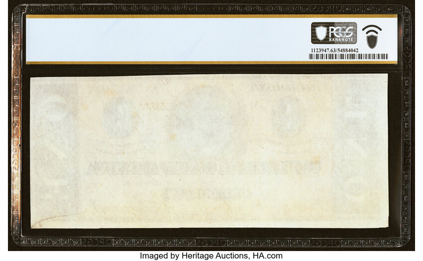 image for: T71 $1 1864 PF-12 Cr. 574 PCGS Banknote Choice Unc 63....