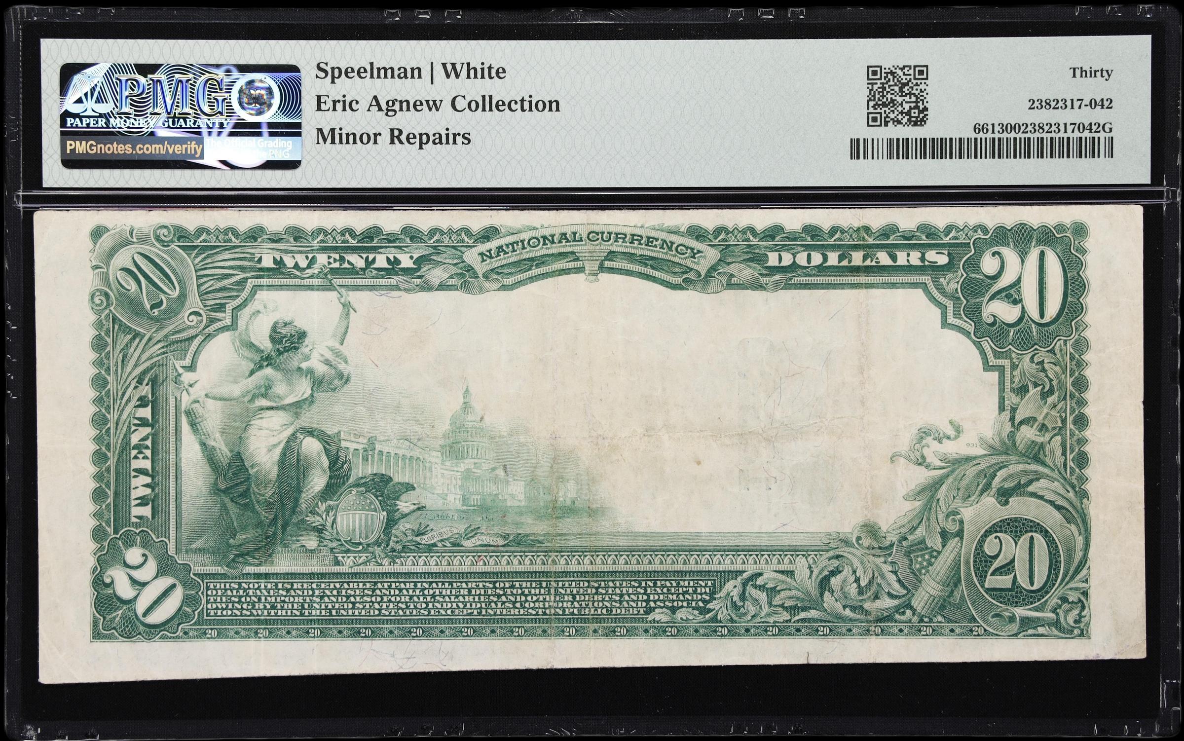 image for: Berkeley, California. $20 1902 Plain Back. Fr. 661. First NB. Charter #12320. PMG Very Fine 30.