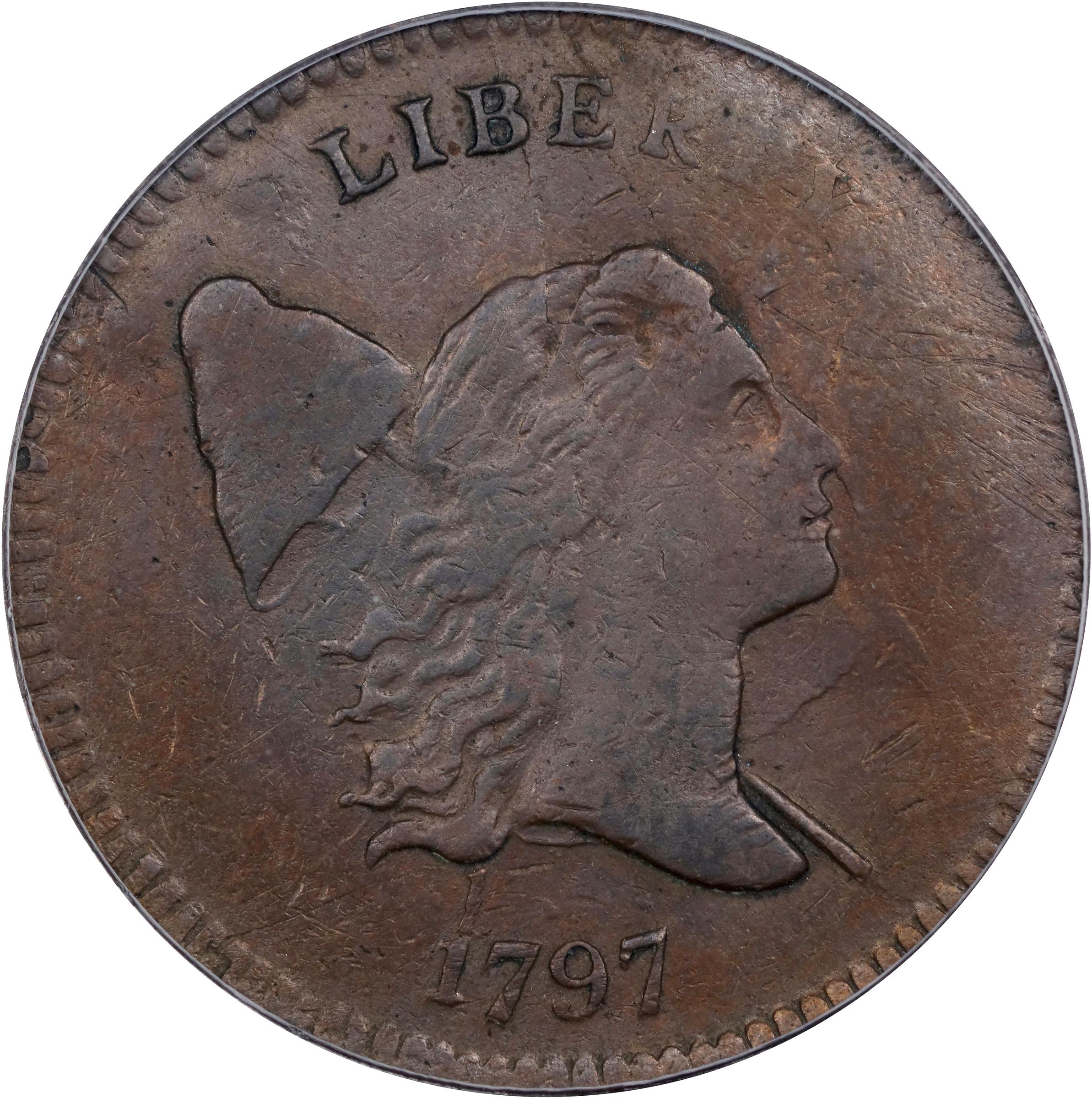 1795年 リバティ アメリカ合衆国 1795) Penny Liberty and Security, BN (Regular Strike