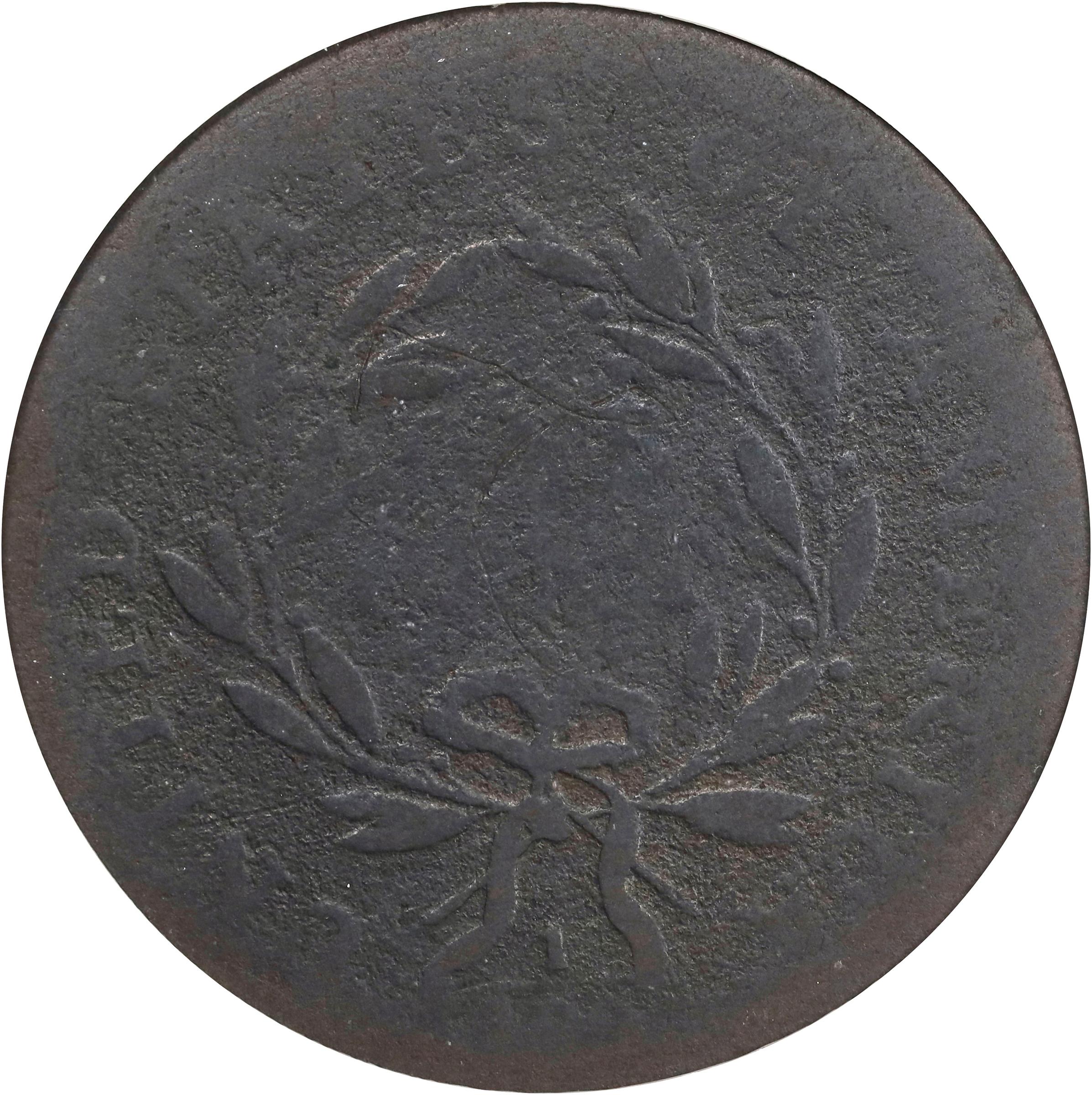 image for: 1793 Liberty Cap Cent. S-13, B-20. Rarity-4-. Good-4 (PCGS).