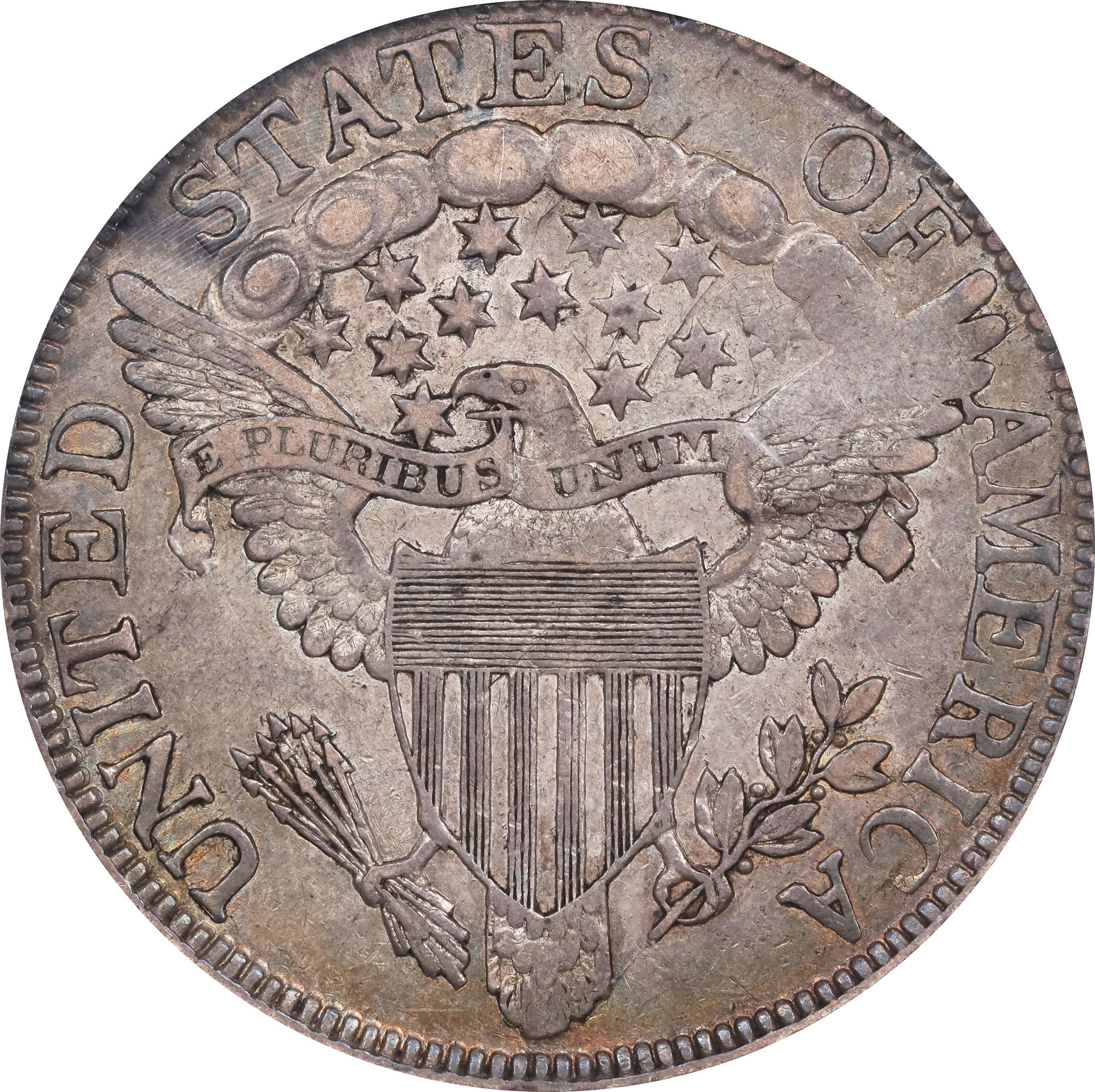 image for: 1806 Draped Bust Half Dollar. O-111, T-11. Rarity-4. 6/Inverted 6. EF-45 (NGC). CMQ.