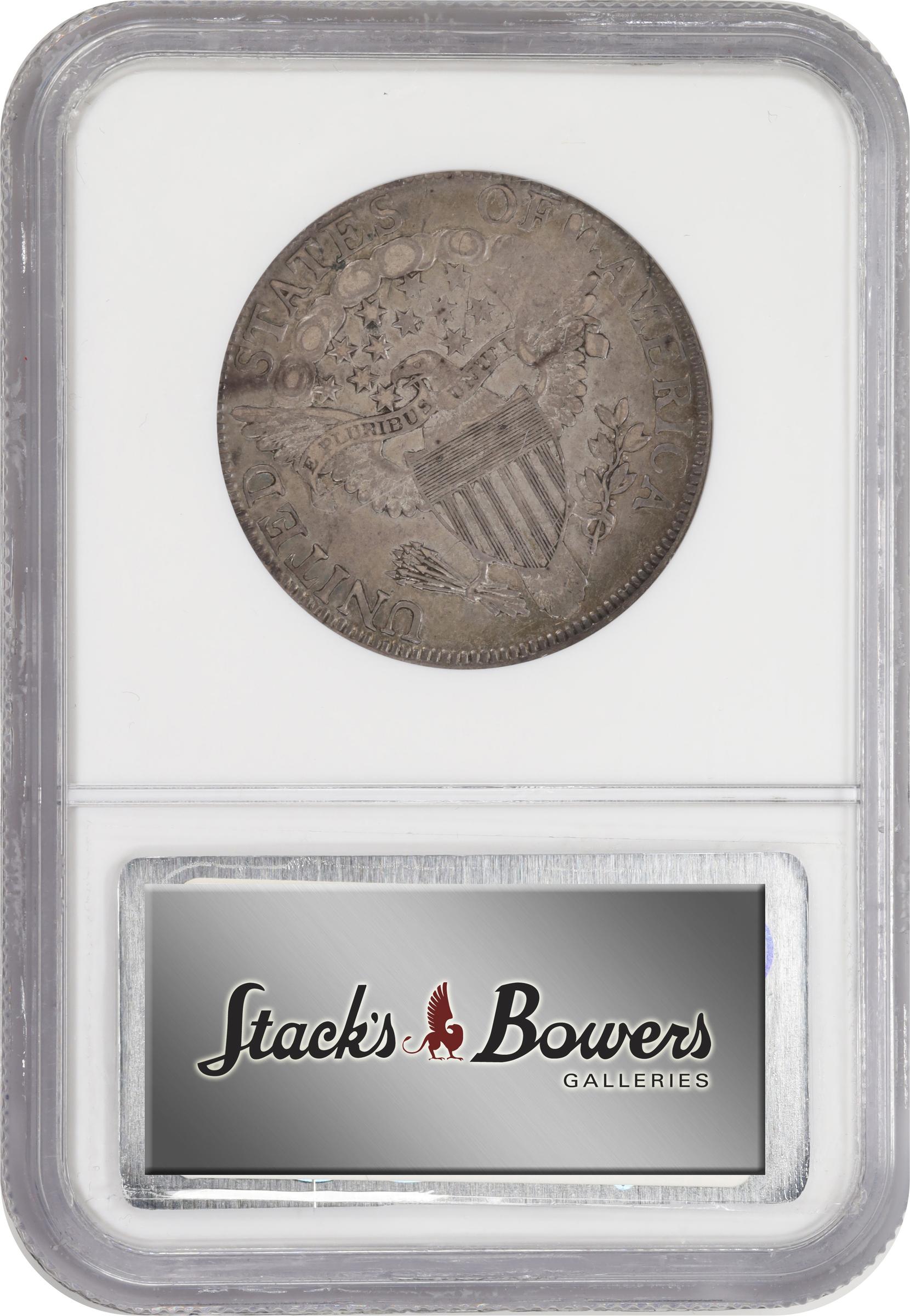 image for: 1806 Draped Bust Half Dollar. O-111, T-11. Rarity-4. 6/Inverted 6. EF-45 (NGC). CMQ.
