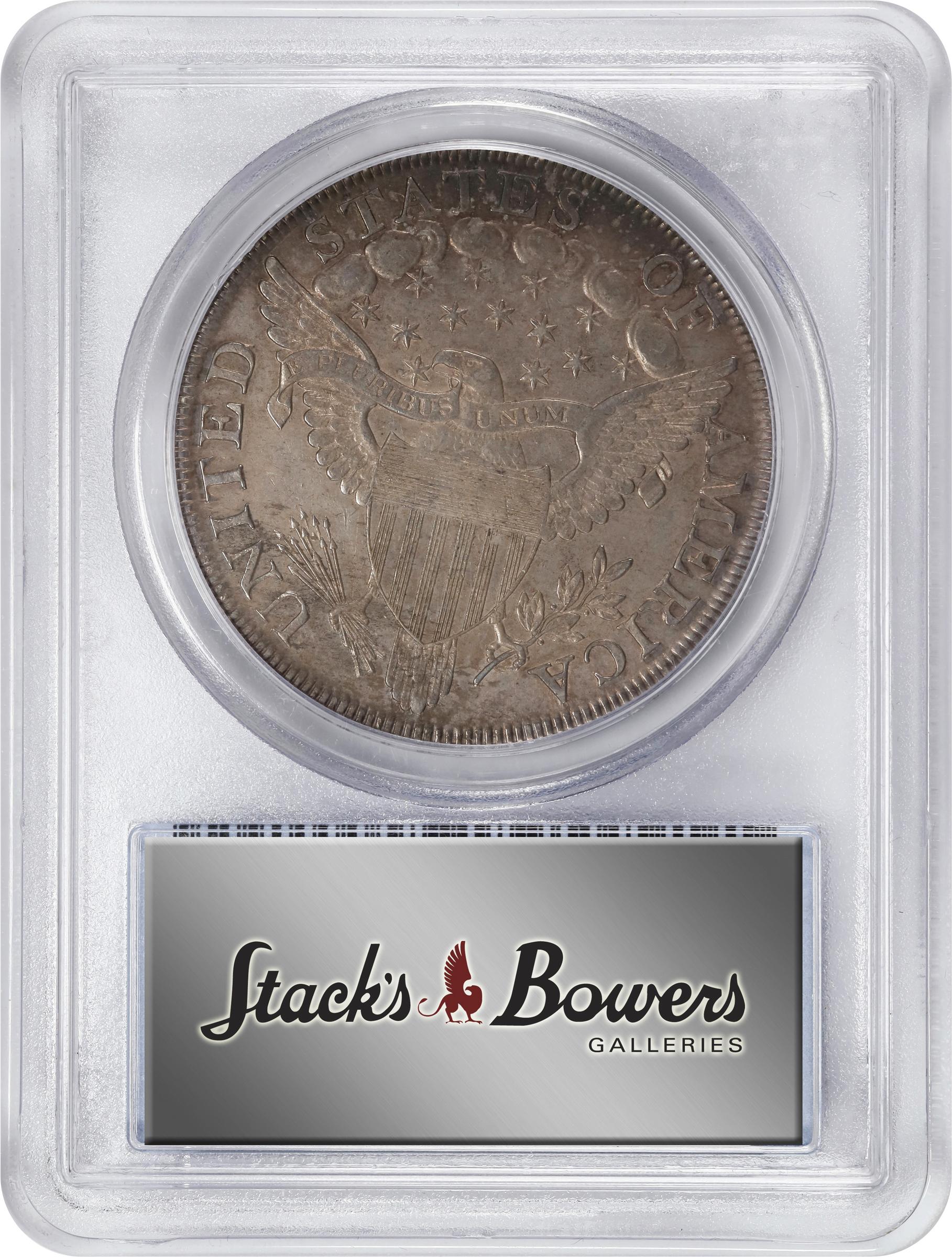 image for: 1802/1 Draped Bust Silver Dollar. BB-235, B-9. Rarity-5. AU-53 (PCGS).