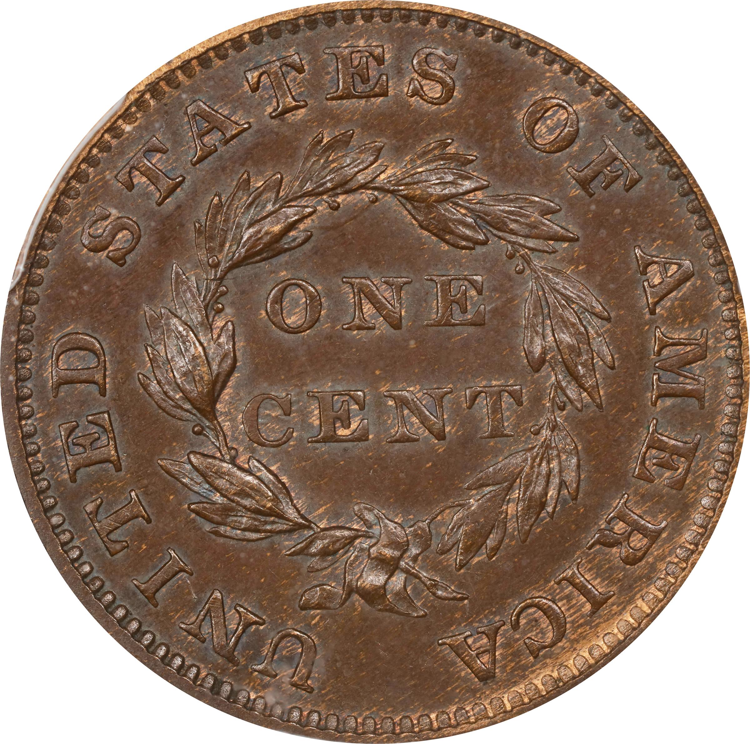image for: 1855 Pattern Flying Eagle Cent. Judd-167 Original, Pollock-193. Rarity-5. Copper. Plain Edge. Proof-64 BN (PCGS).