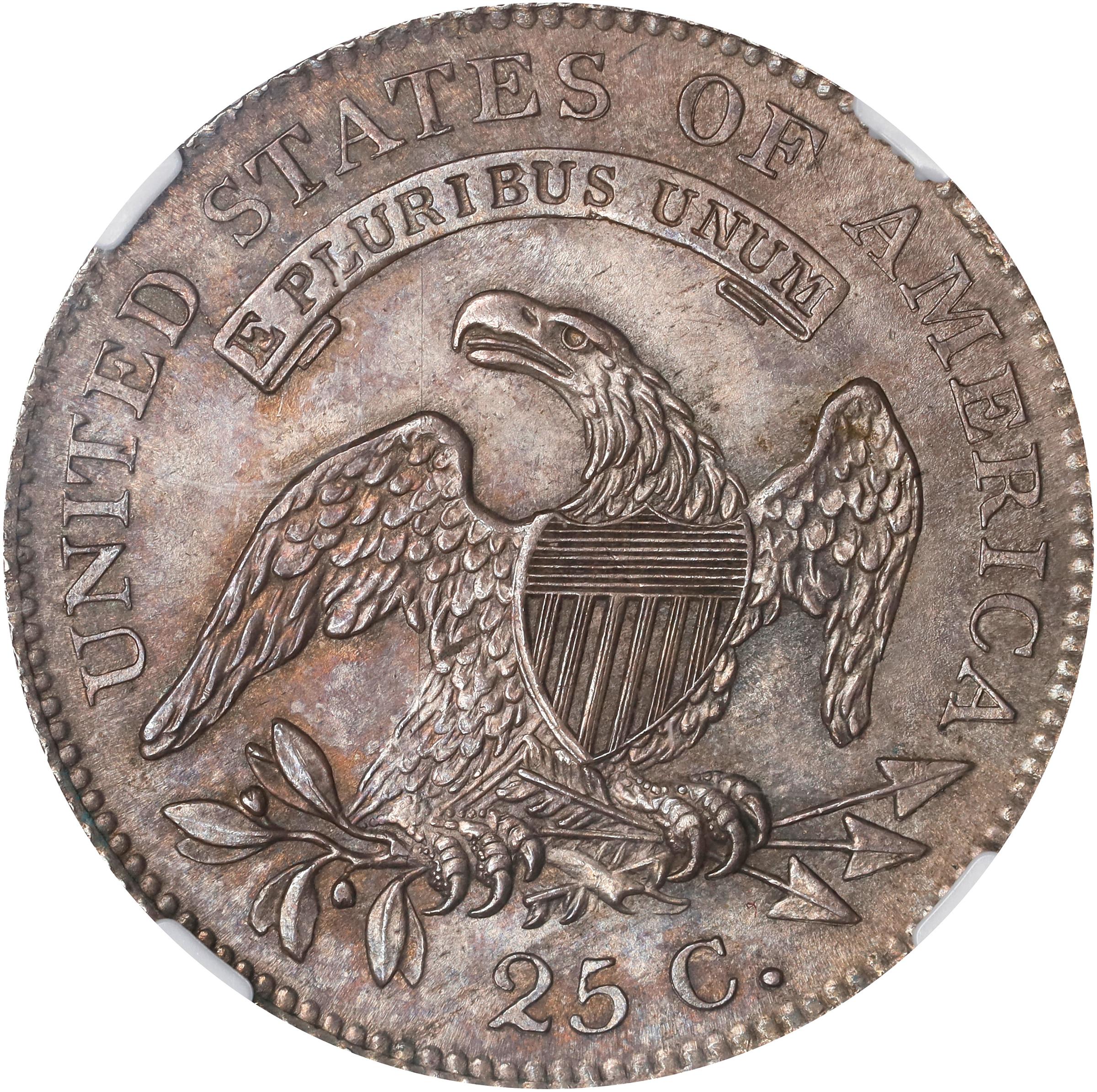 image for: 1818 Capped Bust Quarter. B-5. Rarity-3. MS-65 (NGC).