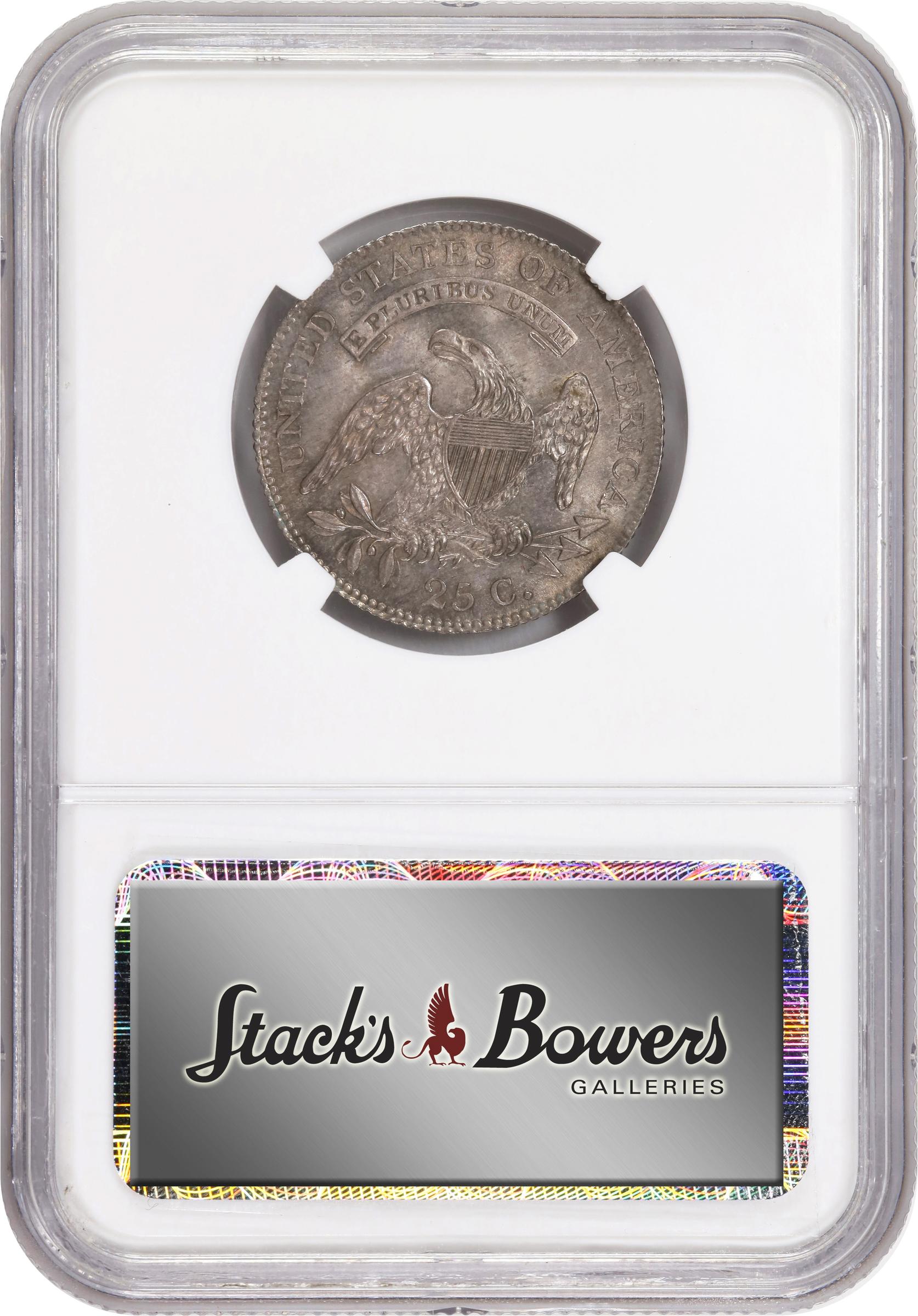 image for: 1818 Capped Bust Quarter. B-5. Rarity-3. MS-65 (NGC).