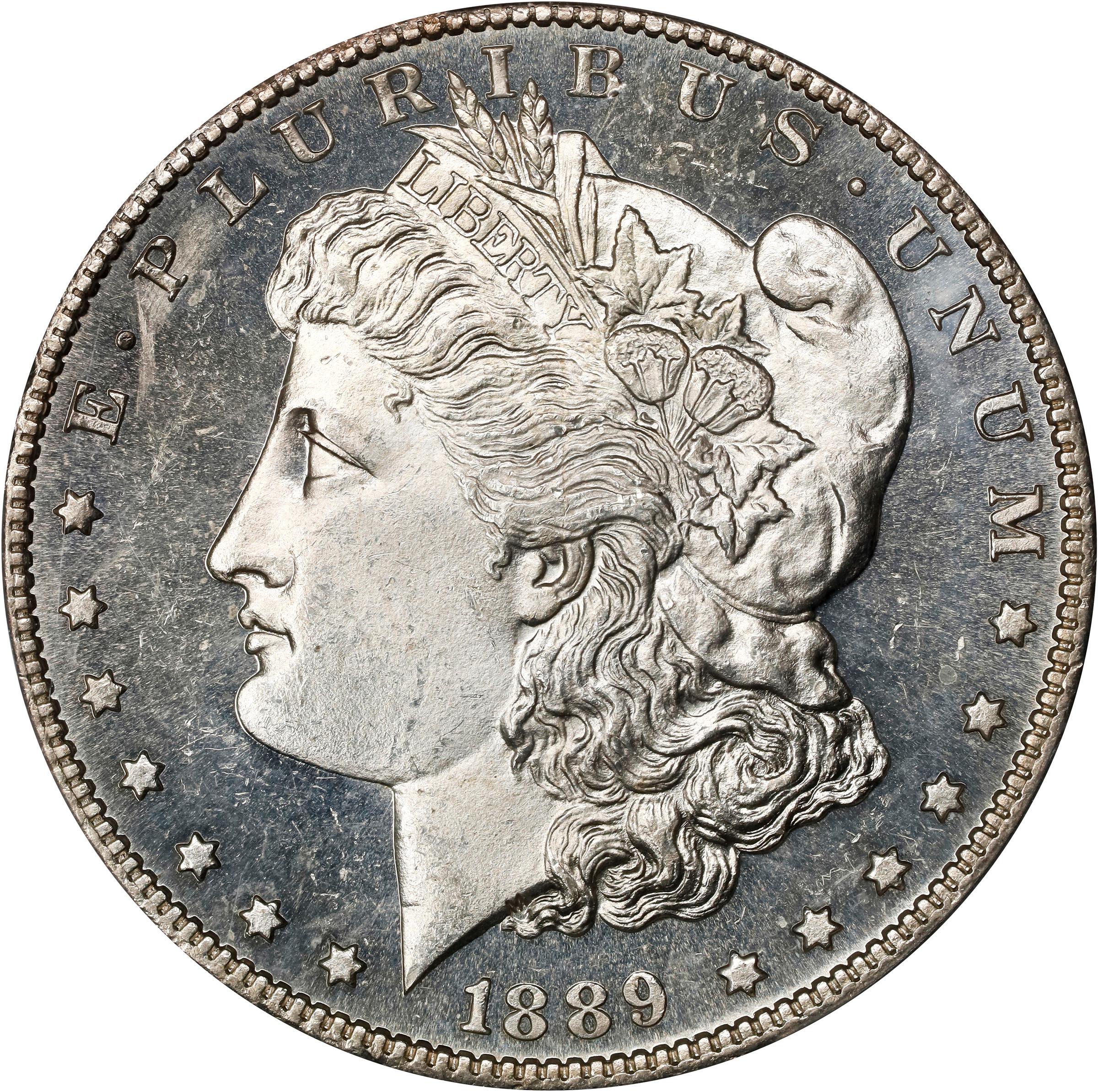 image for: 1889-CC Morgan Silver Dollar. MS-64 DMPL (PCGS). CAC. CMQ.