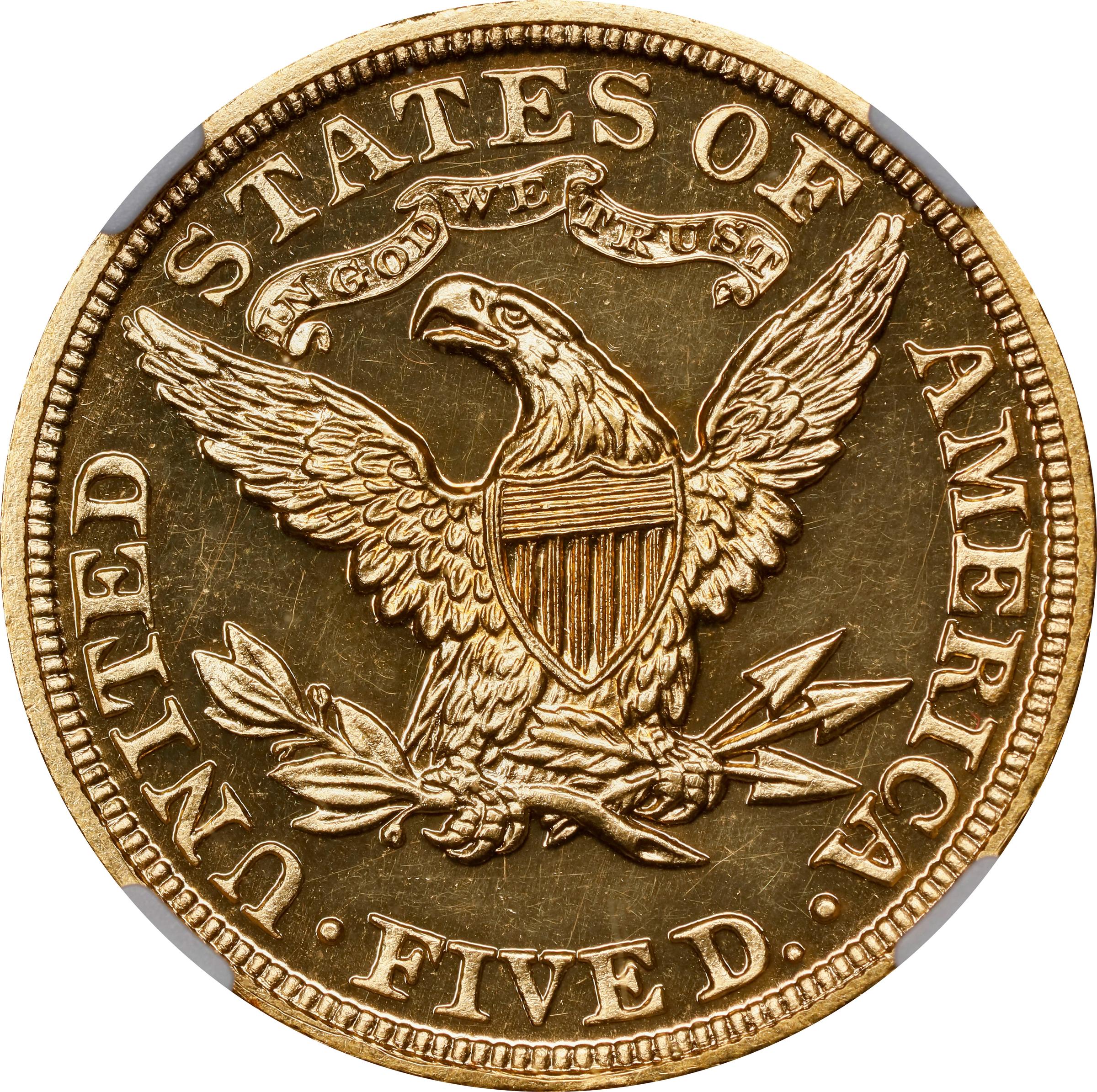 image for: 1903 Liberty Head Half Eagle. JD-1. Rarity-4. Proof-64 (PCGS).
