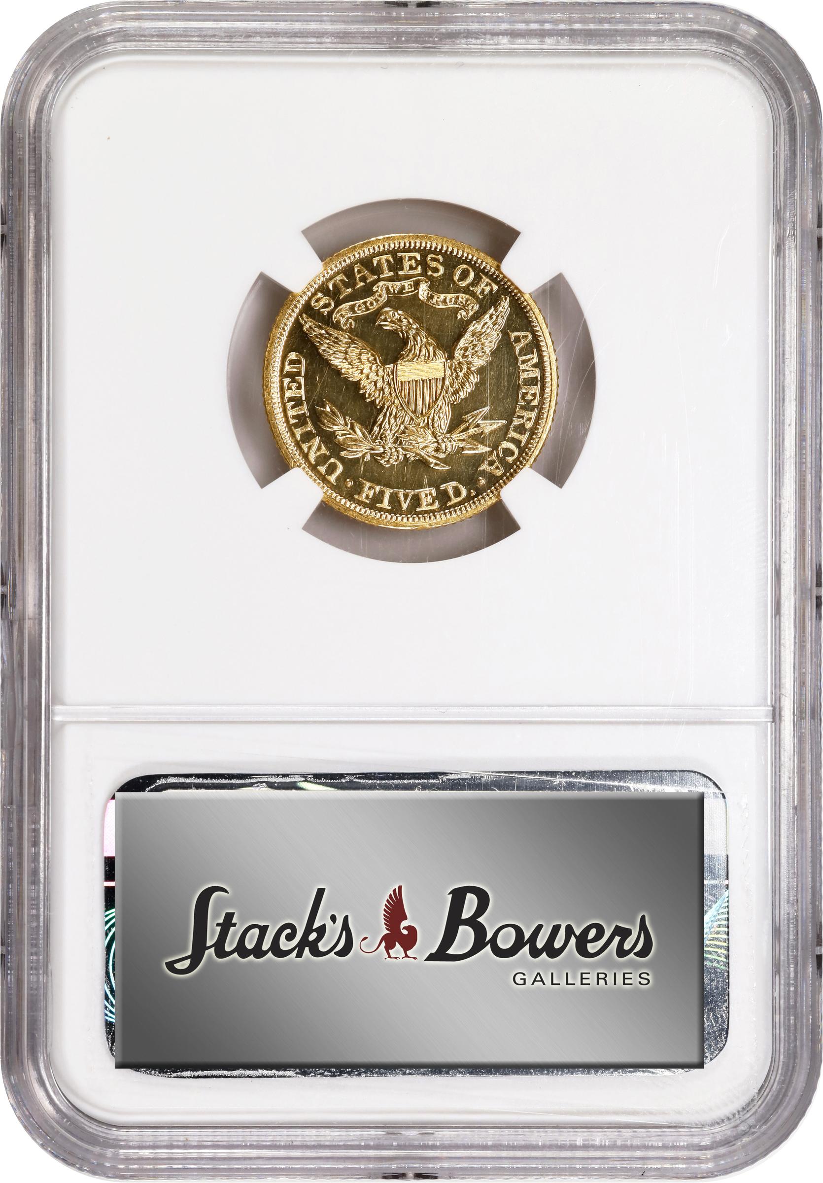 image for: 1903 Liberty Head Half Eagle. JD-1. Rarity-4. Proof-64 (PCGS).