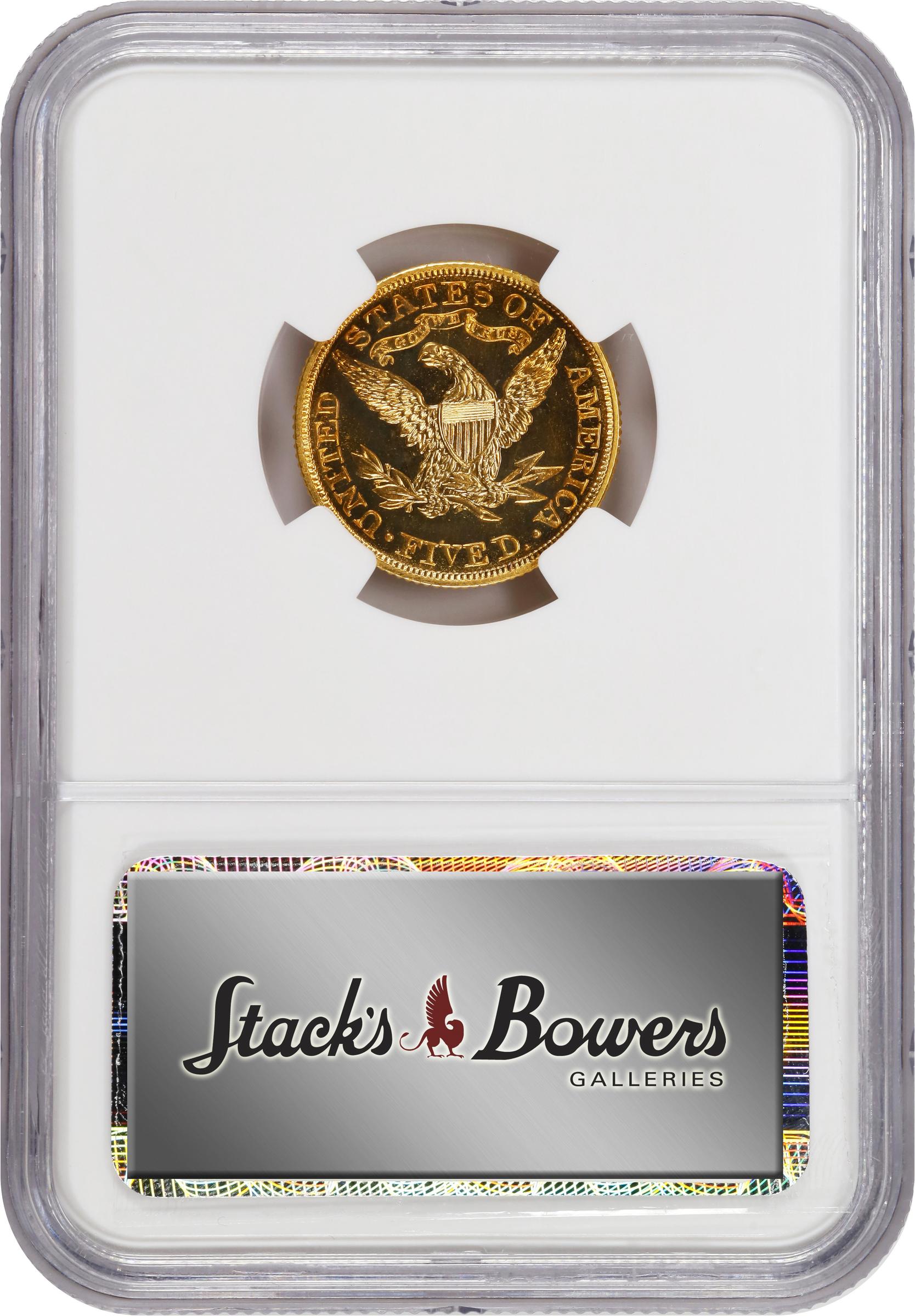 image for: 1907 Liberty Head Half Eagle. JD-1. Rarity-5-. Proof-65 Cameo (NGC). With NGC Photo Proof.