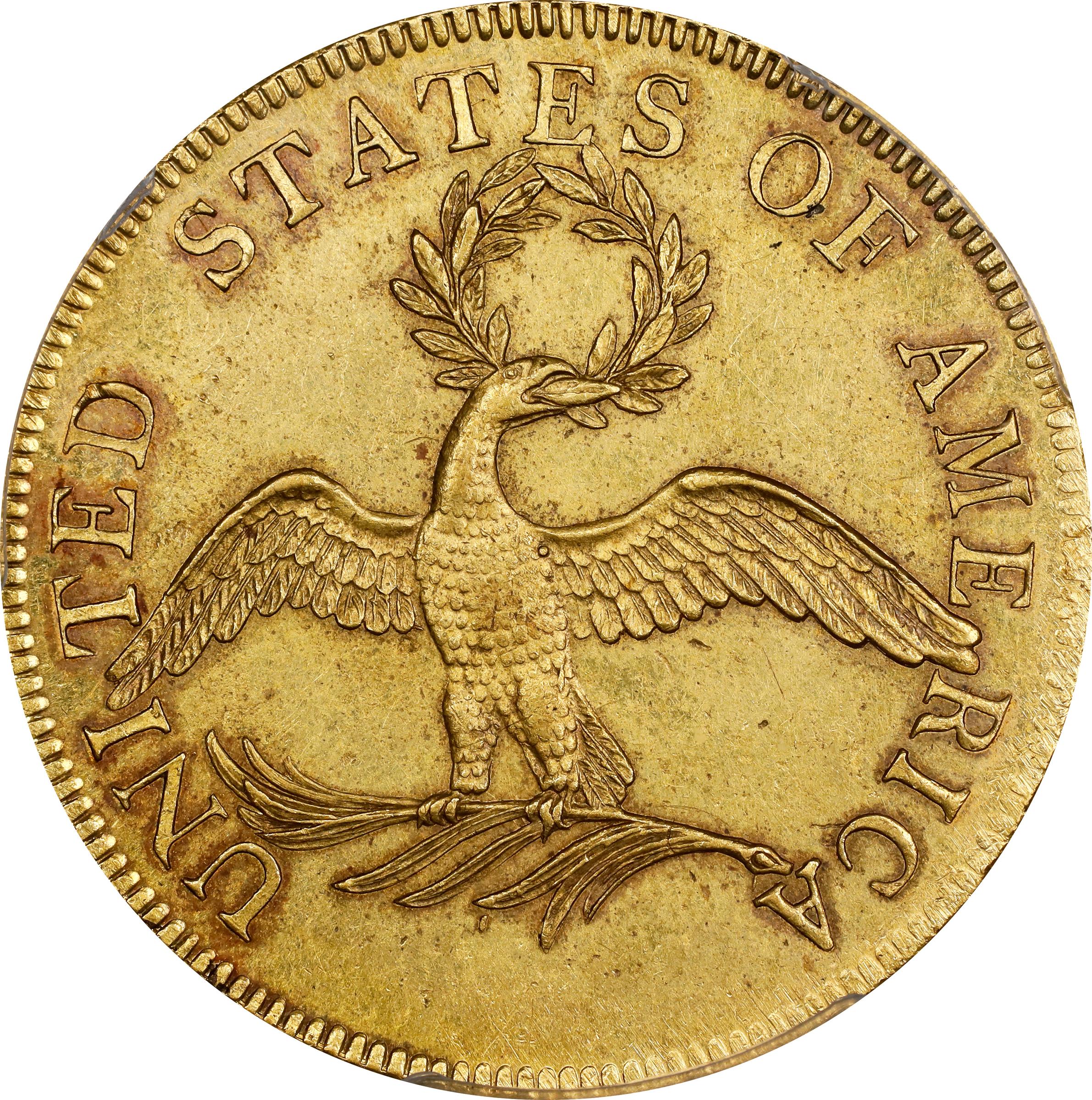 image for: 1796 Capped Bust Right Eagle. BD-1, Taraszka-6. Rarity-4. MS-62 (PCGS).