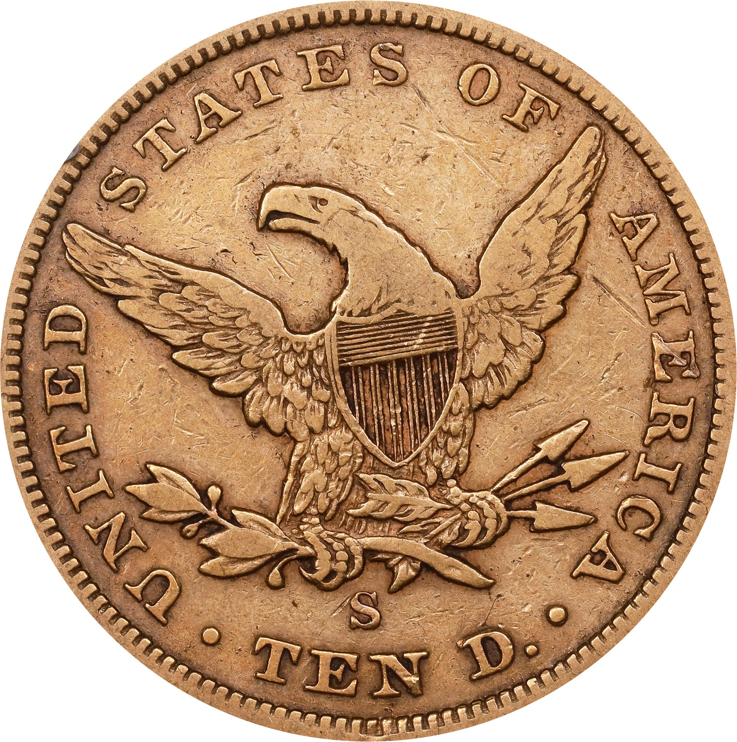 image for: 1864-S Liberty Head Eagle. VF-30 (PCGS).