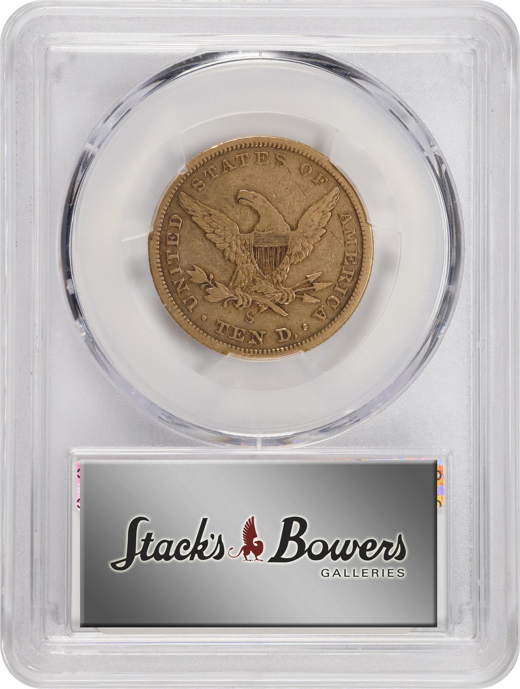 image for: 1864-S Liberty Head Eagle. VF-30 (PCGS).