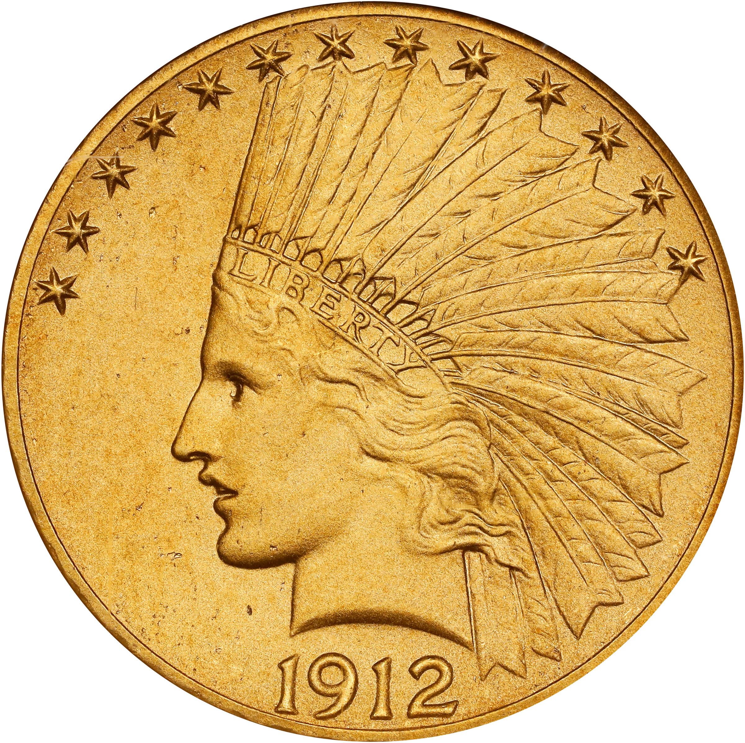 image for: 1912 Indian Eagle. JD-1. Rarity-5. Proof-64 (NGC).